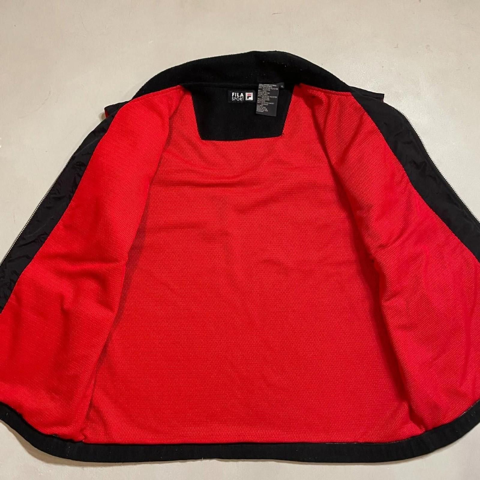 Fila 90s Fila Sport Downhill Black Vest Fleece Zip Up Mesh Lined Size US XL / EU 56 / 4 - 4 Thumbnail