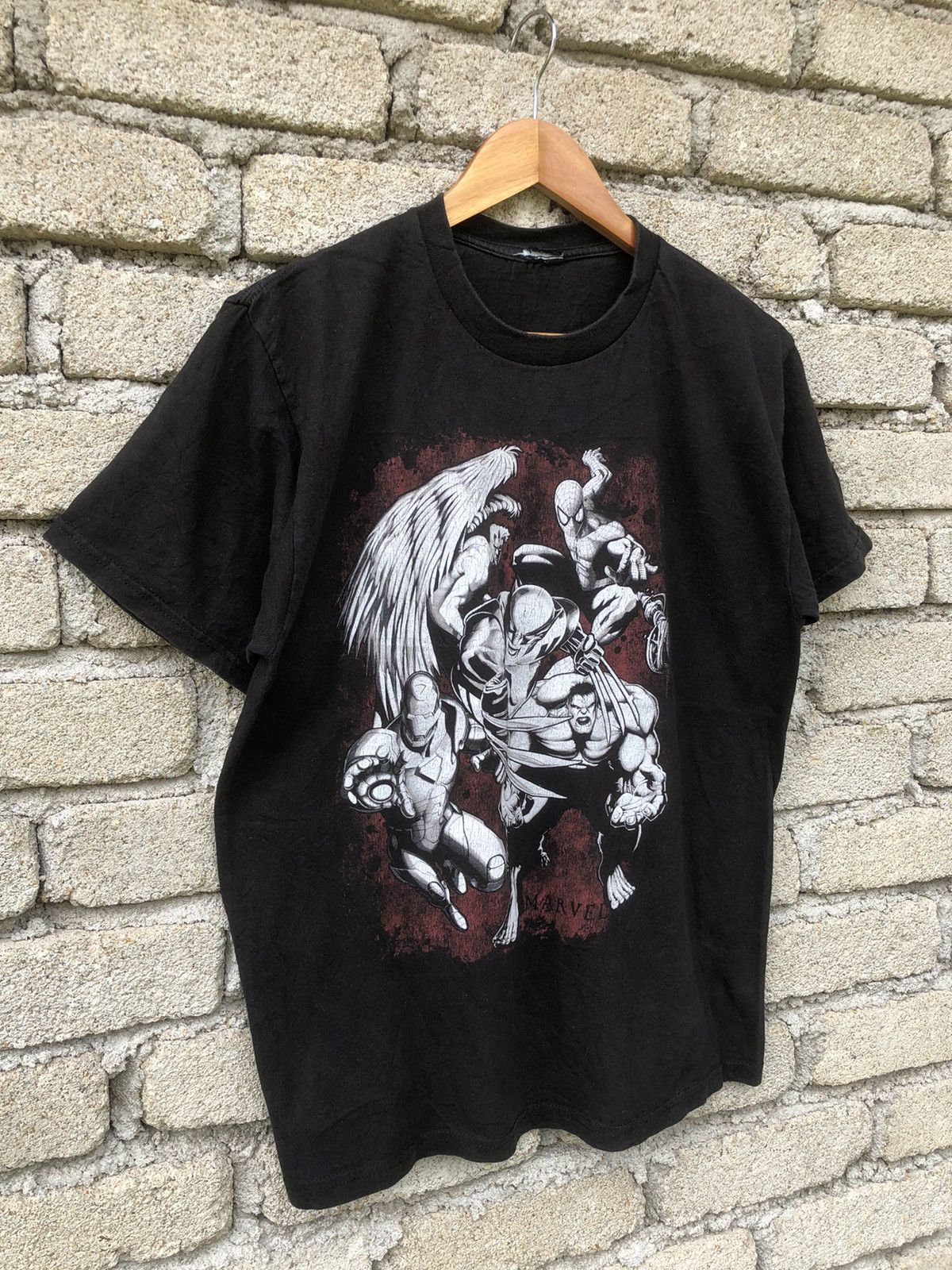 DC Comics × Marvel Comics × Vintage Vintage Y2K Mad Engine Marvel Characters Tshirt Size US M / EU 48-50 / 2 - 2 Thumbnail