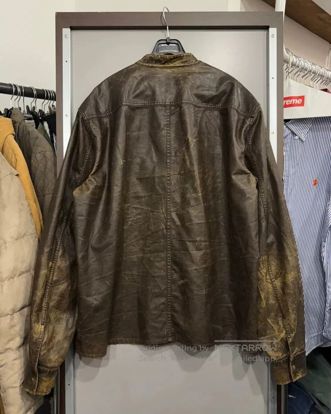 Armani Armani Vintage Retro Leather Jacket. Size US M / EU 48-50 / 2 - 4 Thumbnail