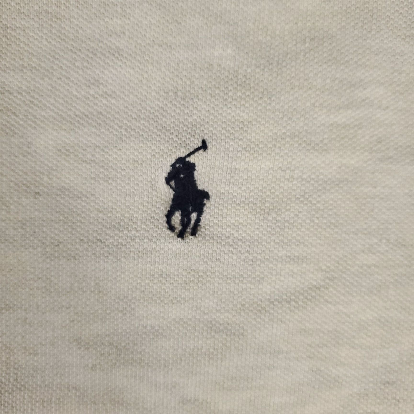 Polo Ralph Lauren VINTAGE Polo Ralph Lauren Shirt Mens 2XL Beige Classic Fit Long Sleeve Embroidered Pony Mens Size US XXL / EU 58 / 5 - 3 Thumbnail