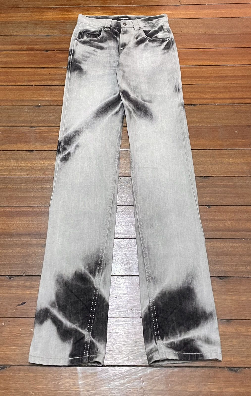 If Six Was Nine Very Rare Vintage Japanese Brand Semantic Design Jeans 1990s Size US 28 / EU 44 - 1 Thumbnail