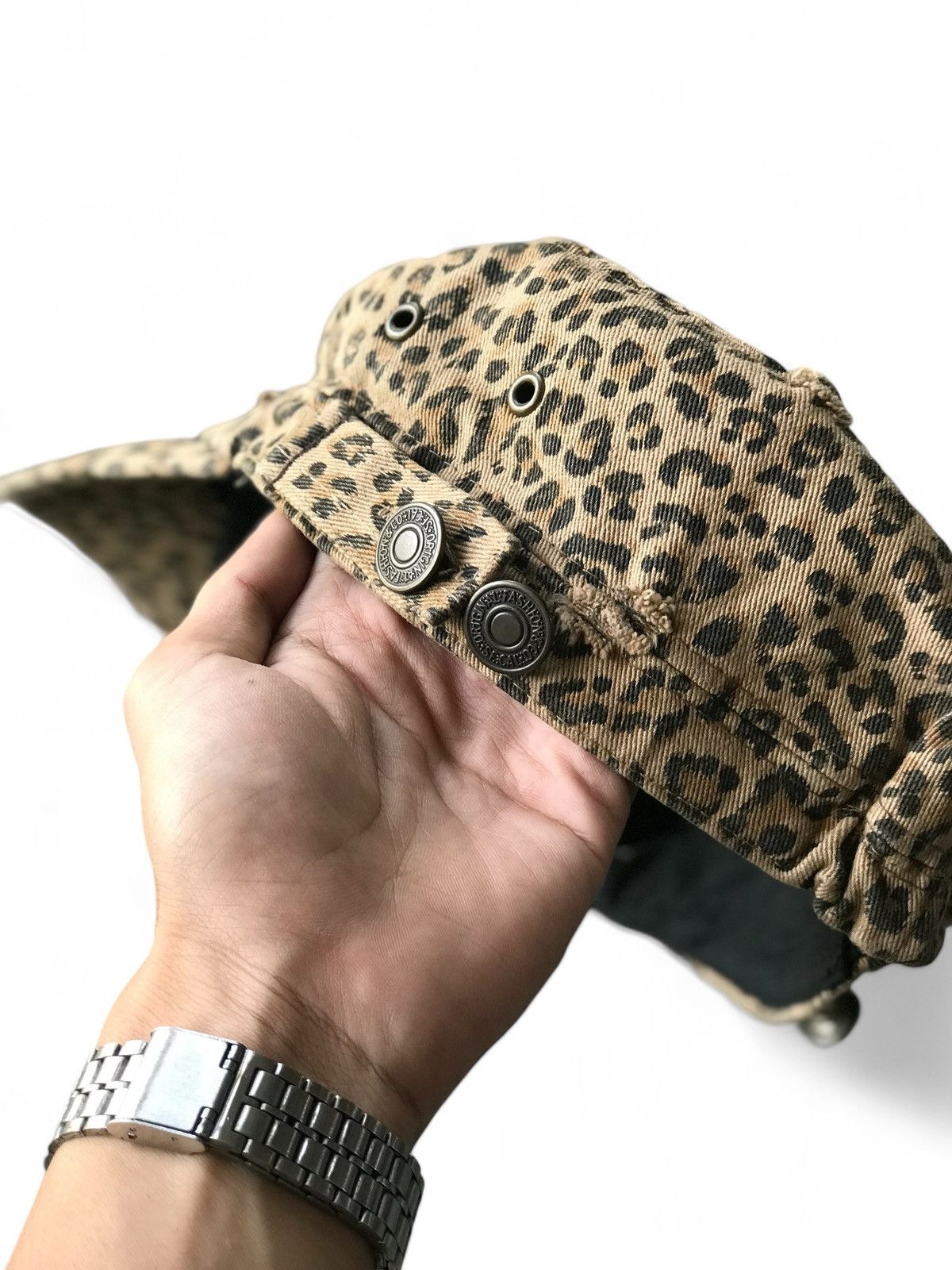 Seditionaries leopard ripped cadet patrol cap Size ONE SIZE - 3 Thumbnail
