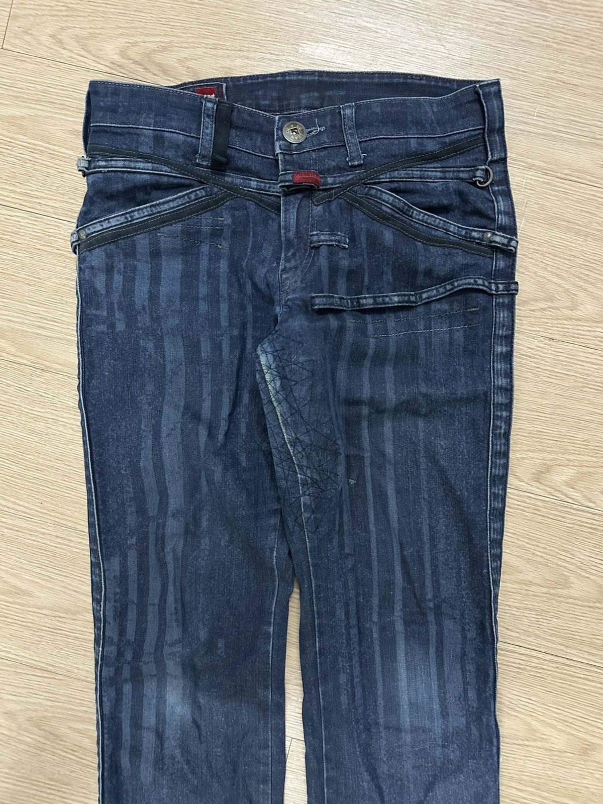 Beauty Beast × Marithe + Francois Girbaud Rare Vintage Marithe Francois Girbaud Tactical Jeans Size 30" / US 8 / IT 44 - 3 Thumbnail