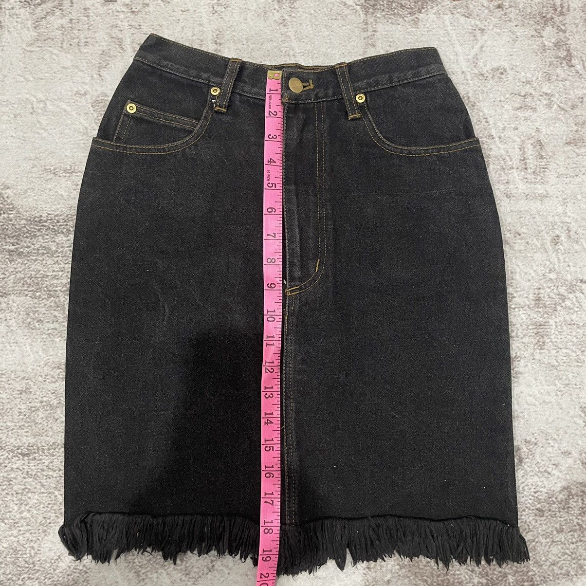 Designer × Jean Paul Gaultier × Vintage Vintage Junior Gaultier Denim Skirt Size 24" / US 00 / IT 34 - 10 Thumbnail