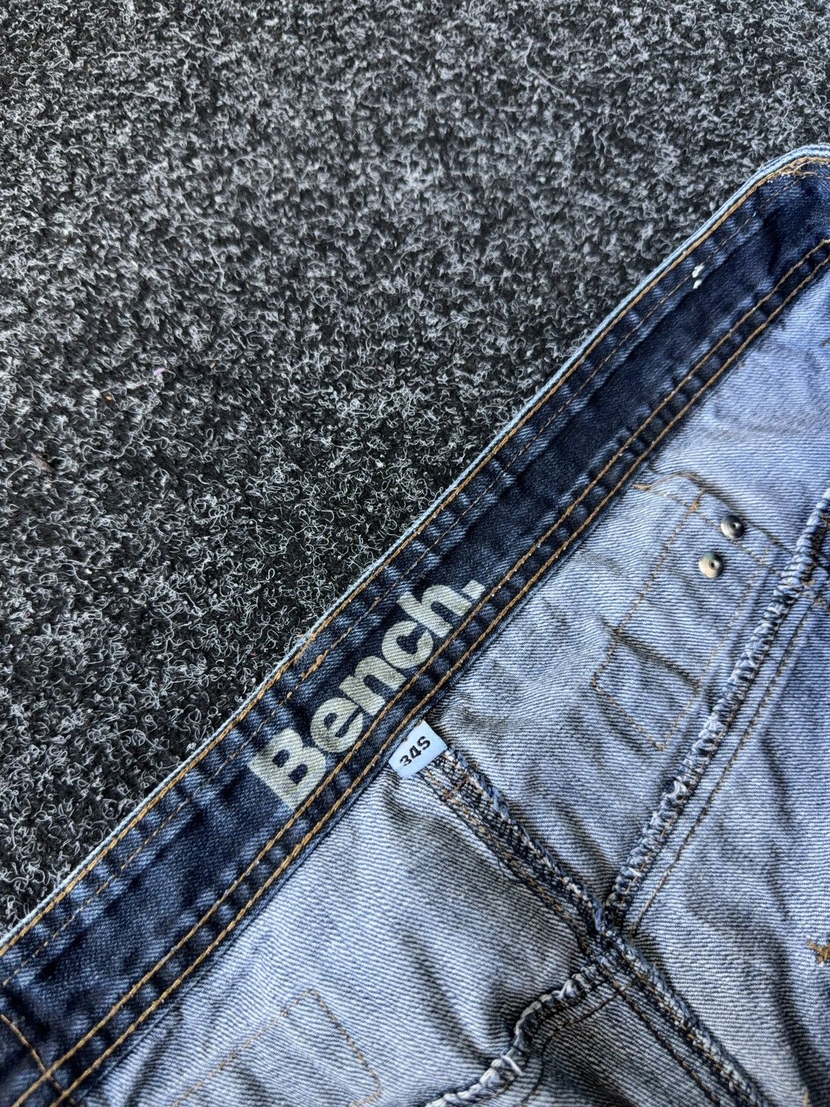 Bench Vintage 90s Retro Baggy Distressed Y2K Denim pants jeans Size US 34 / EU 50 - 10 Thumbnail