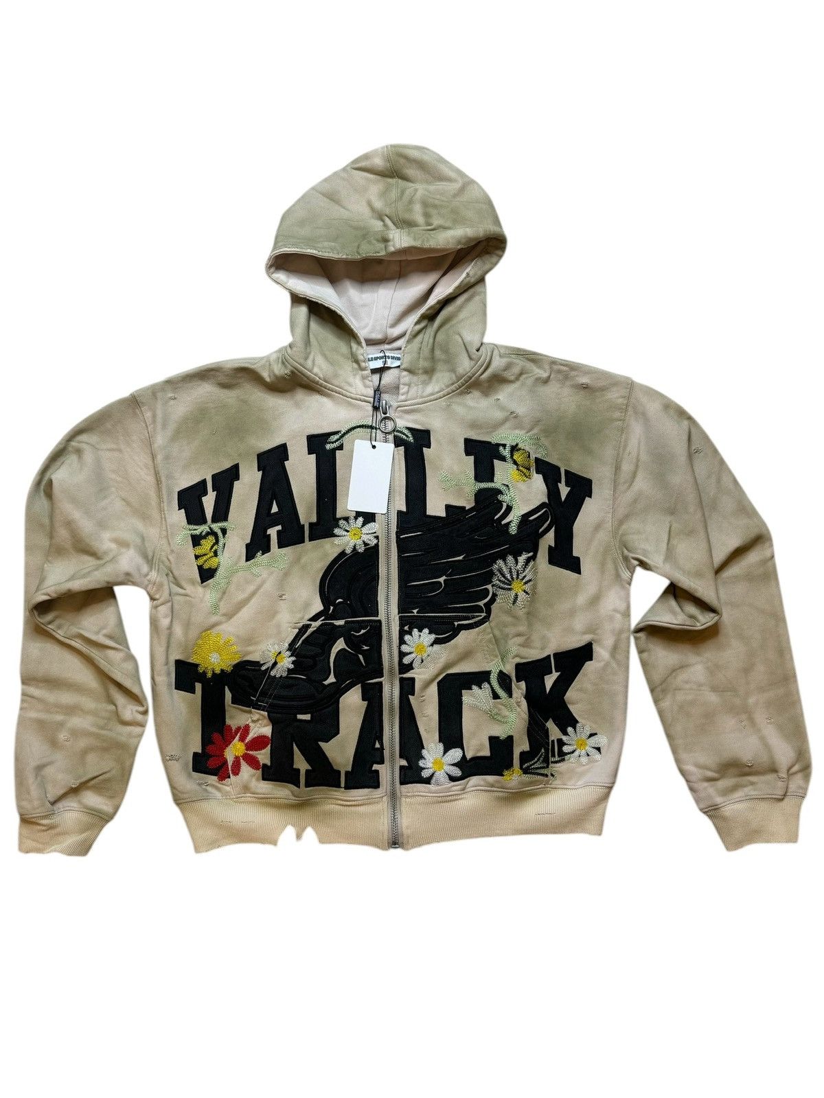 Vale Vale Forever Bone Garden Zip Up Hoodie SIZE XL Size US XL / EU 56 / 4 - 1 Thumbnail