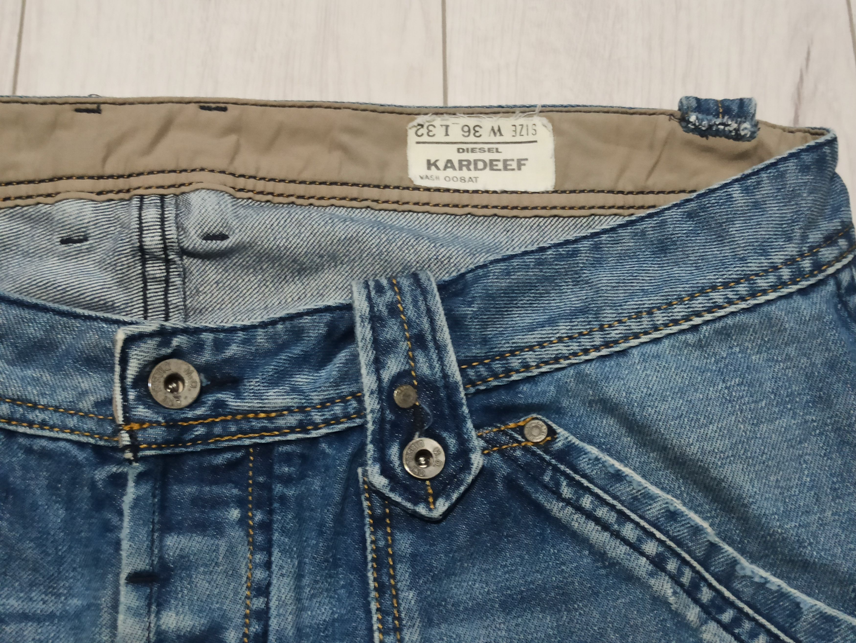 Diesel Diesel Kardeef Jeans Big Pockets Size US 36 / EU 52 - 4 Thumbnail