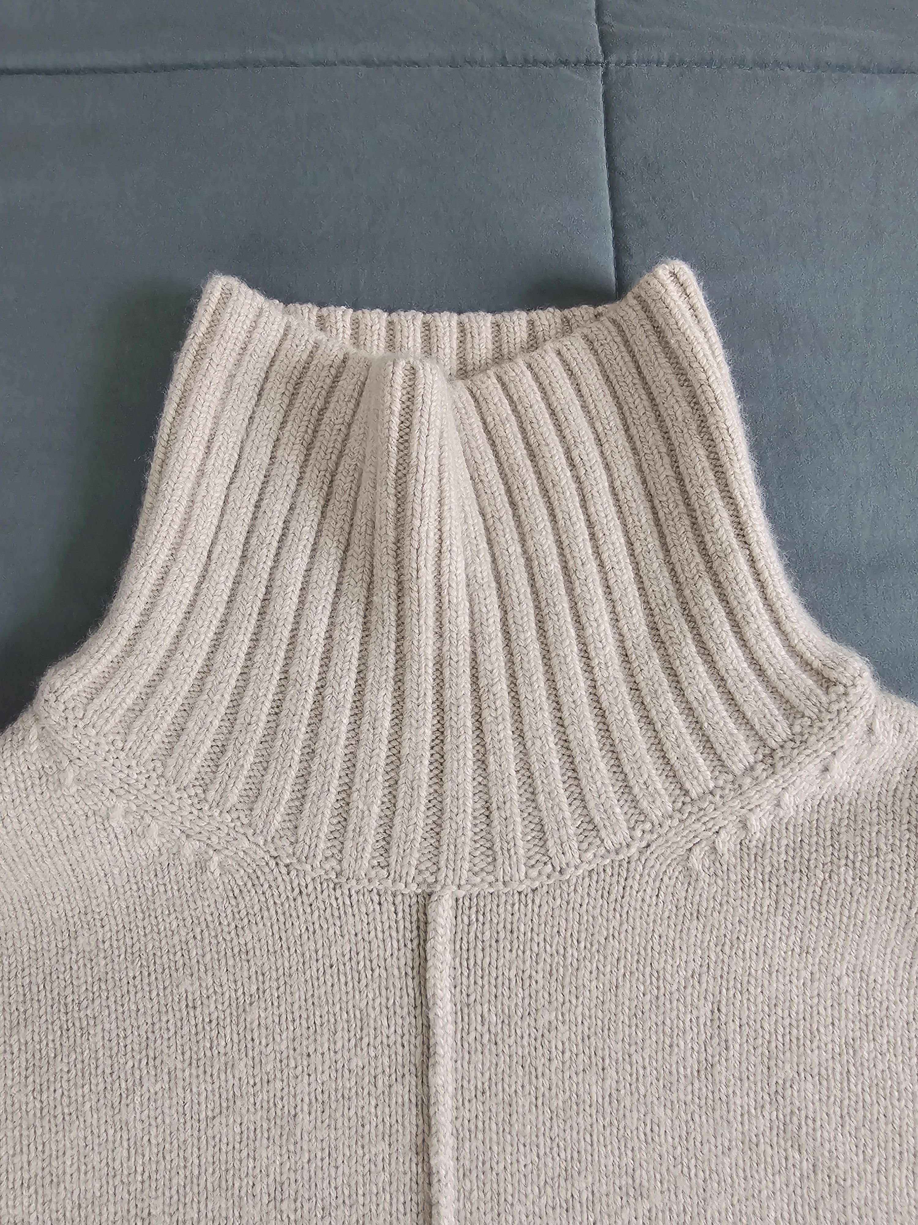 Peter Do Tattoo Cashmere Turtleneck Beige Black Size M / US 6-8 / IT 42-44 - 9 Thumbnail