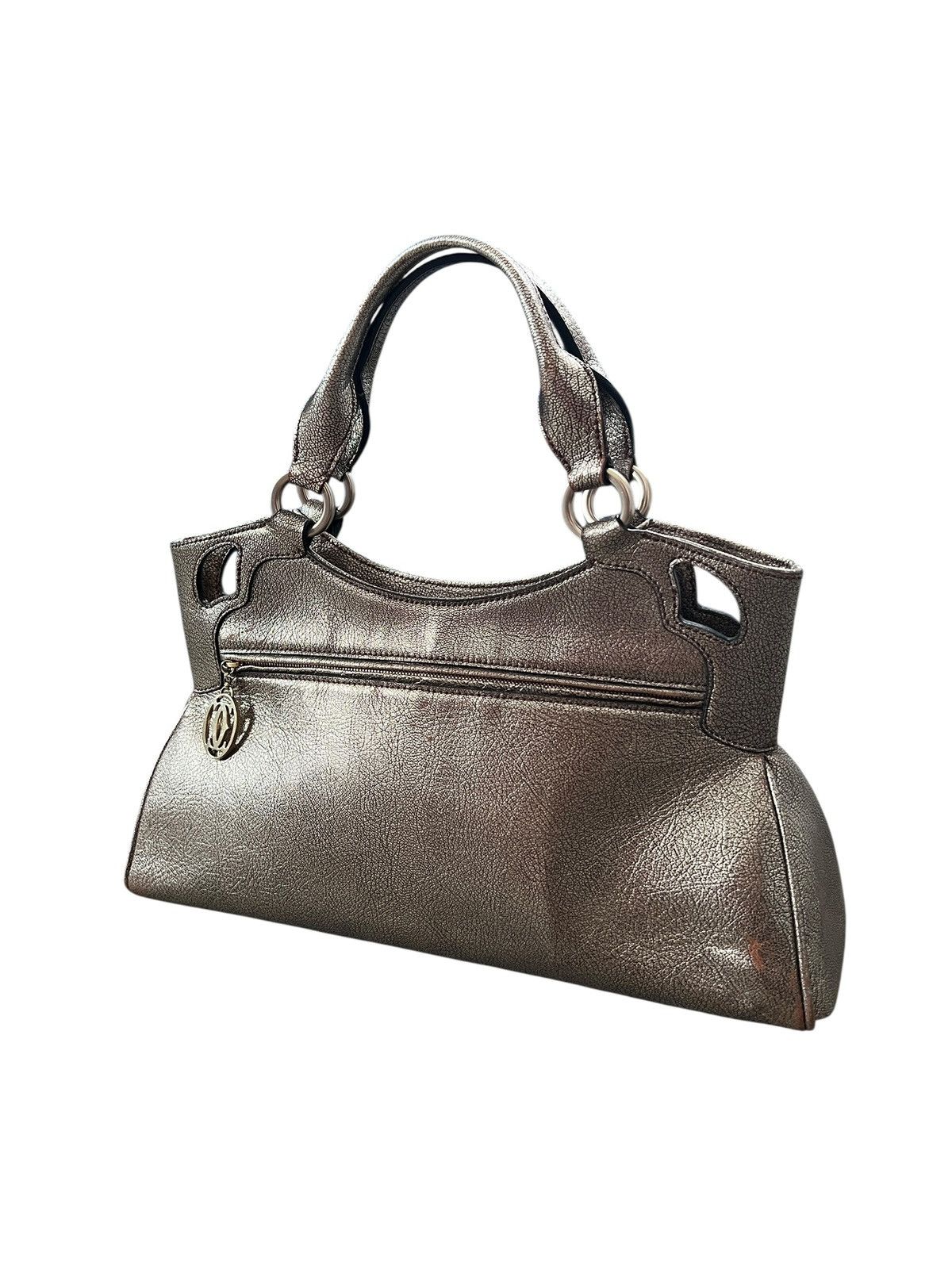Cartier Cartier Marcello Leather Gold Handbag Size ONE SIZE - 6 Thumbnail