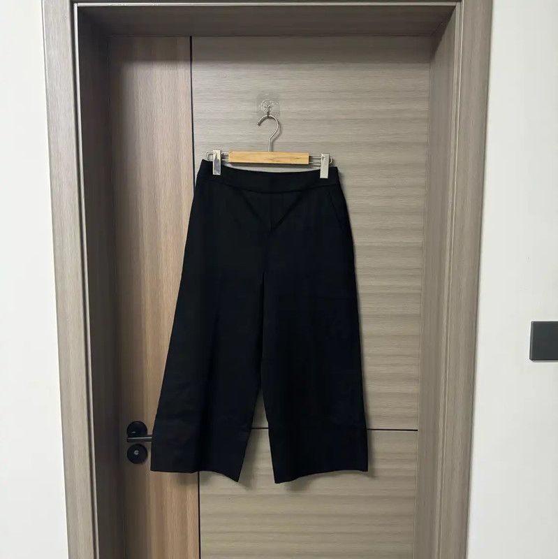 MaxMara Black Alpaca Wool Women's Casual Pants 0089