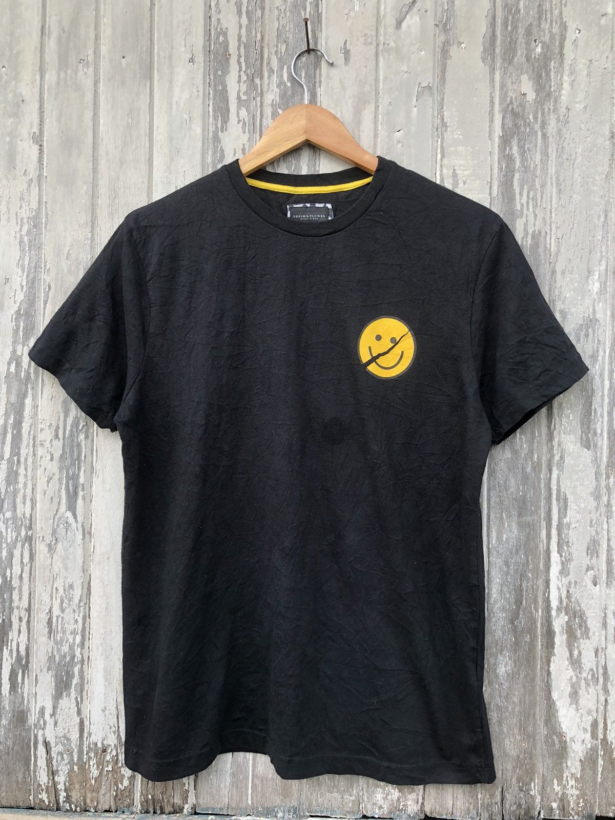 A$AP Rocky × Vintage Denim & Flower Ricky Singh Hardcore Happiness Tee Size US M / EU 48-50 / 2 - 9 Thumbnail
