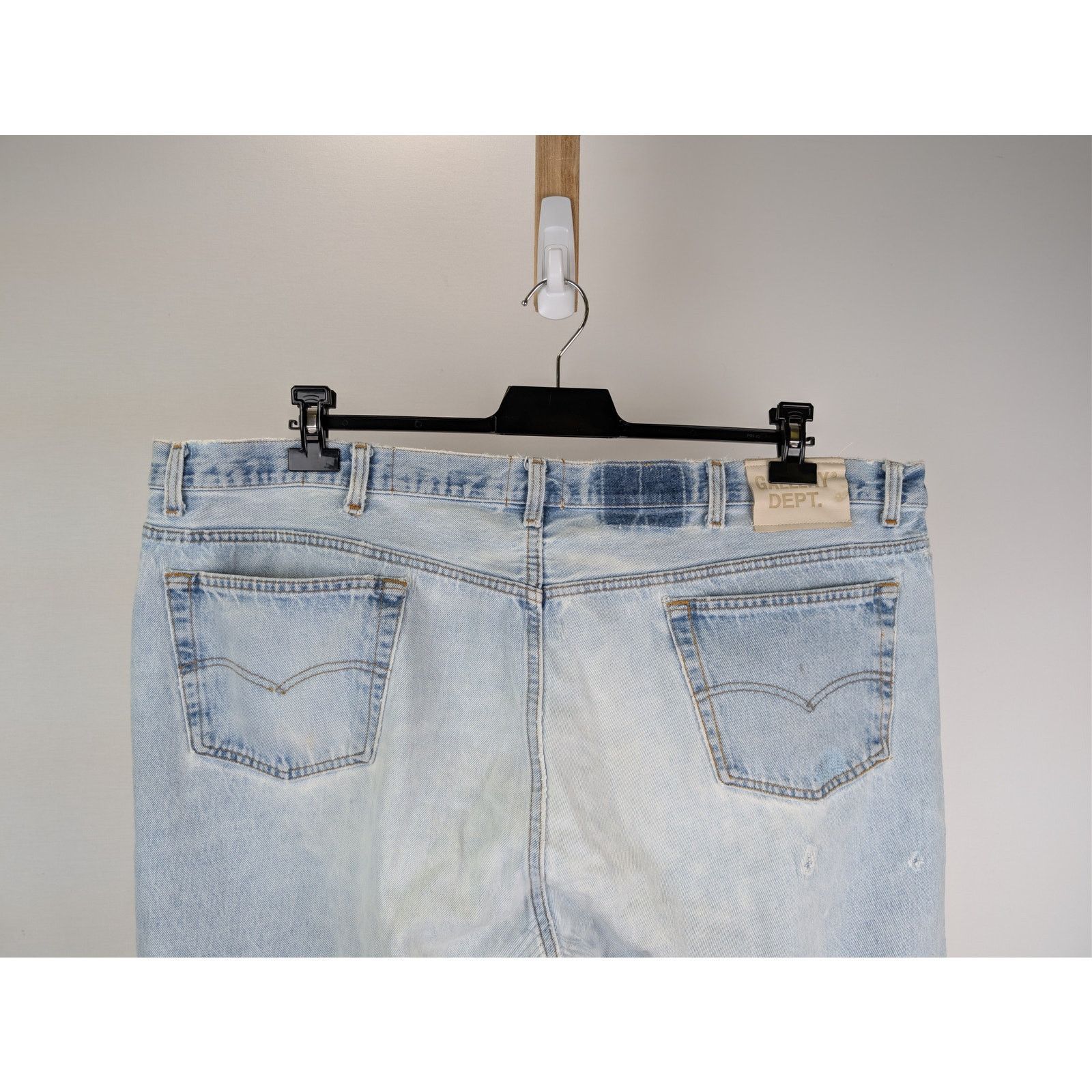 Gallery Dept. o1rshd1 Ken Ripped slim-cut Denim Jeans in Blue Denim Size US 40 / EU 56 - 13 Thumbnail