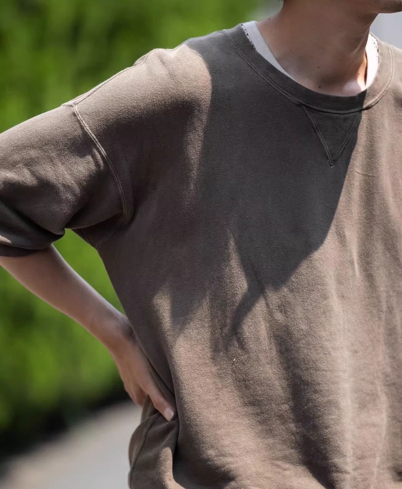 Visvim visvim Mud-Dyed 3/4 Sleeve Top Size US XL / EU 56 / 4 - 7 Thumbnail