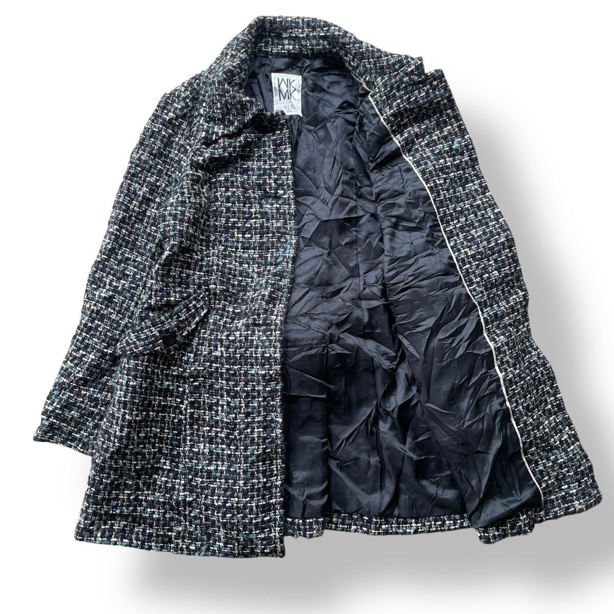 Michel Klein Michel Klein Paris Tweed Jacket Coat Winter Size S / US 4 / IT 40 - 4 Thumbnail