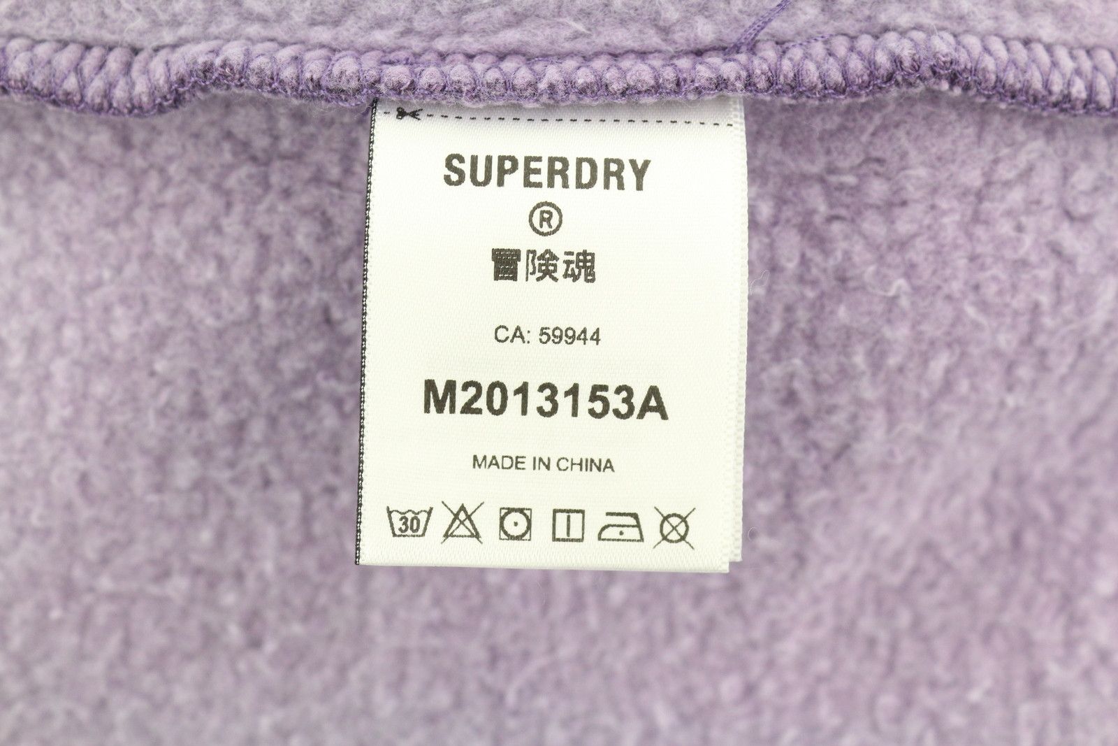 Superdry COLLEGE SCRIPTED M Purple Melange Pullover 87117 Size US M / EU 48-50 / 2 - 8 Thumbnail
