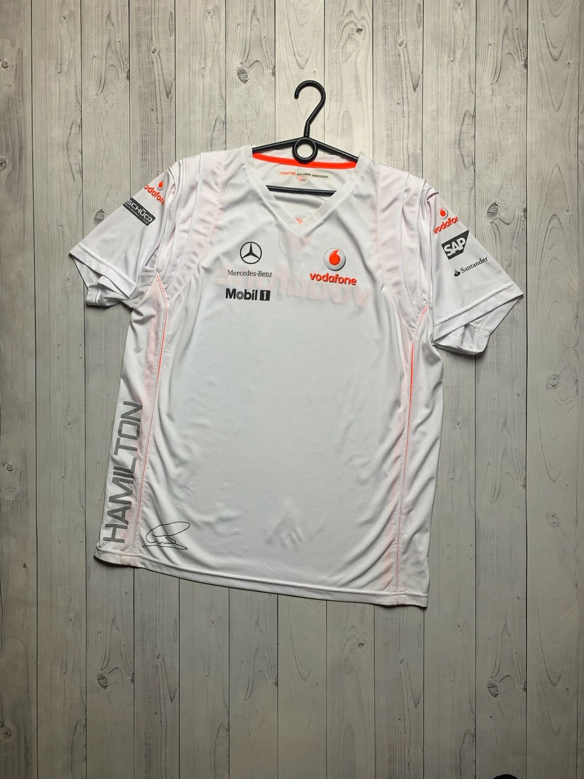 Mercedes-Benz × Vintage Vintage Racing Jersey Mercedes Vodafone size XXL Hamilton Size US XXL / EU 58 / 5 - 1 Thumbnail