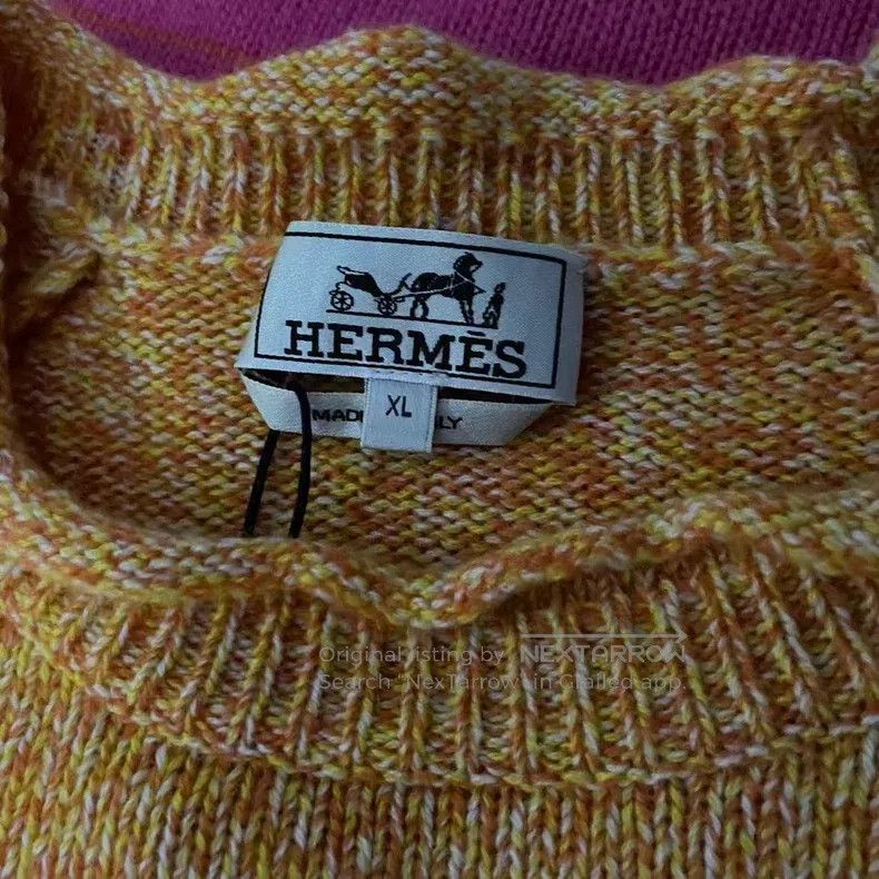 Hermes Hermes Showpiece gradient cashmere cardigan Size XL / US 12-14 / IT 48-50 - 3 Thumbnail