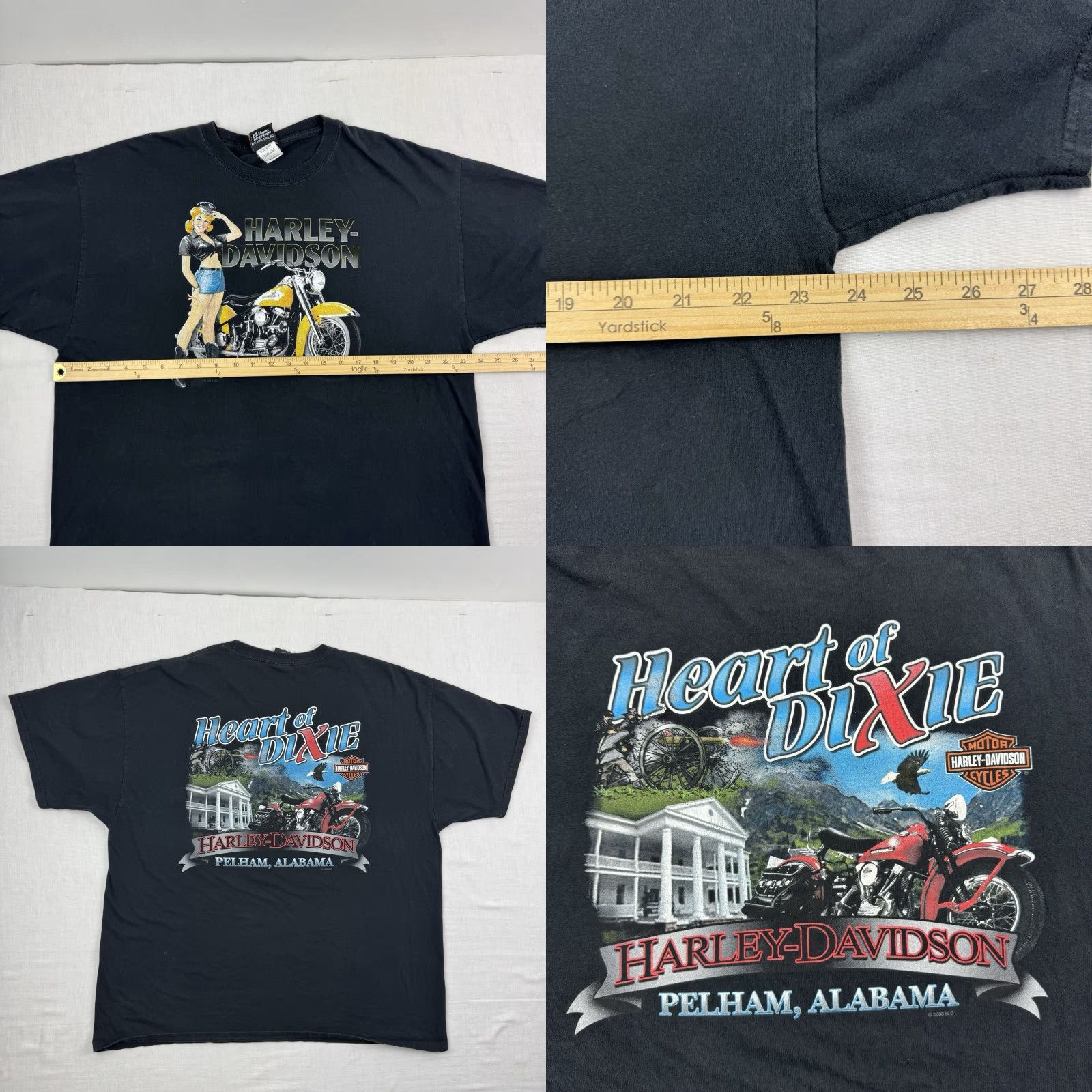Harley Davidson VINTAGE Harley-Davidson T-Shirt Adult XL Black Graphic Print 2000s Motorcycle Biker Mens Size US XL / EU 56 / 4 - 8 Thumbnail