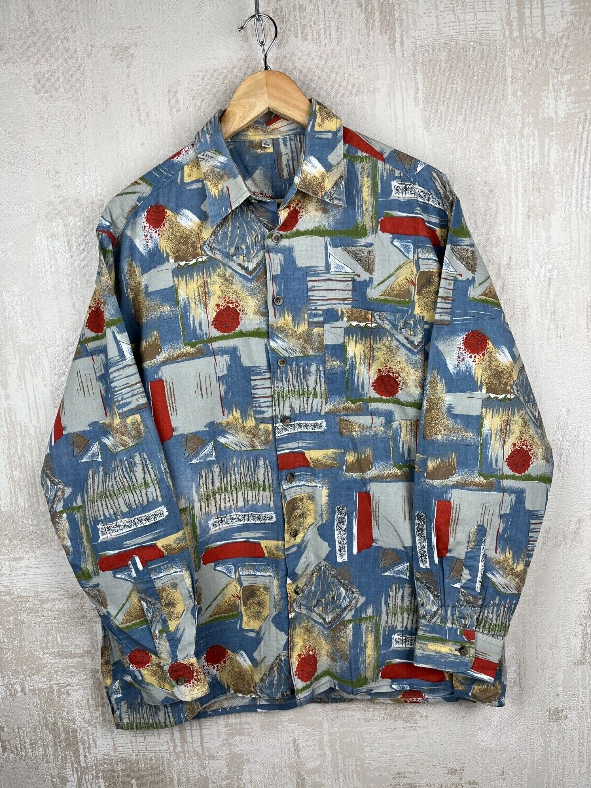 C&A 90's Vintage C&A Abstract Party Crazy Disco Shirt Size US L / EU 52-54 / 3 - 6 Thumbnail