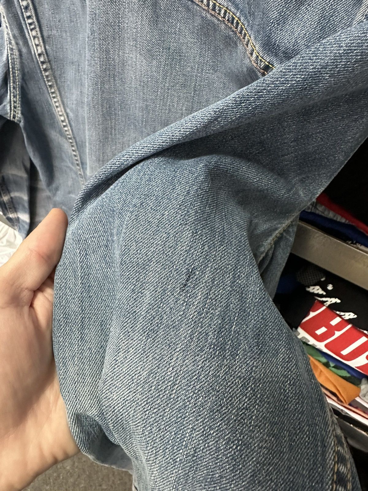 Levi's Vintage Clothing Vintage Levi’s Denim Jacket Washed Blue Trucker 90s Hype Size US XL / EU 56 / 4 - 18 Thumbnail