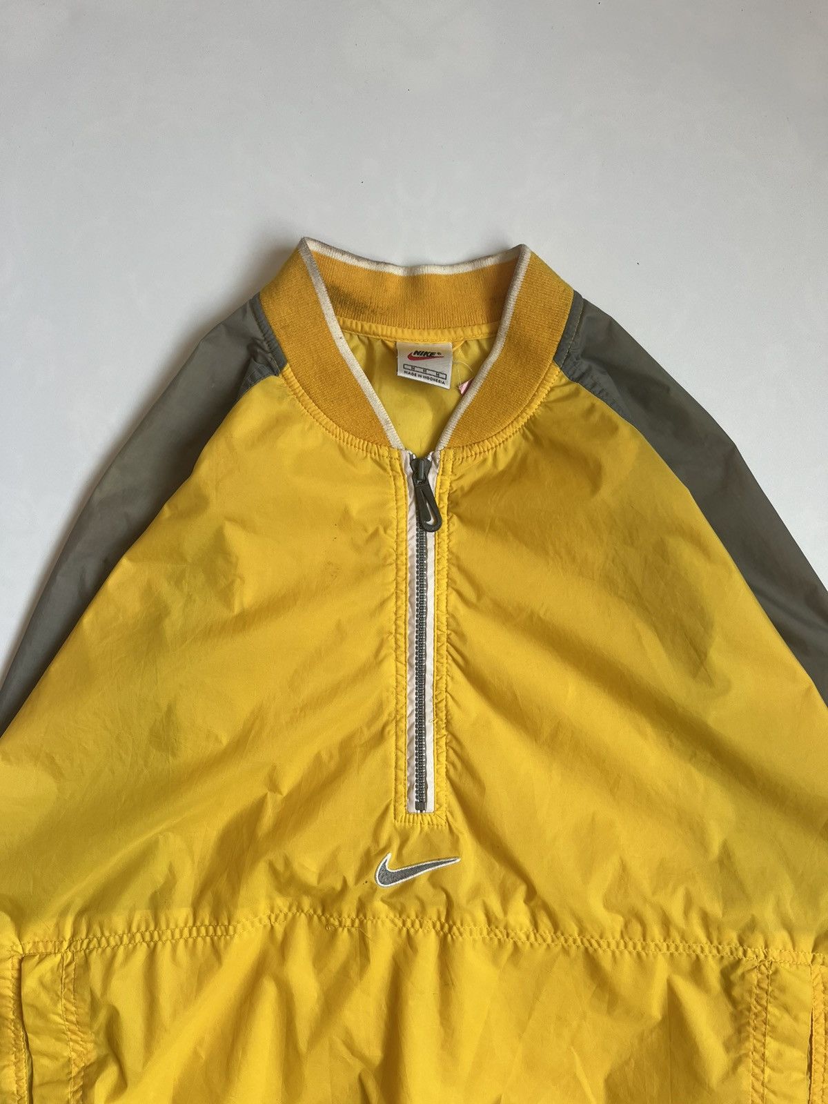 Nike Vintage 90s Nike Center Swoosh 1/4 Zip Windbreaker Size US M / EU 48-50 / 2 - 3 Thumbnail