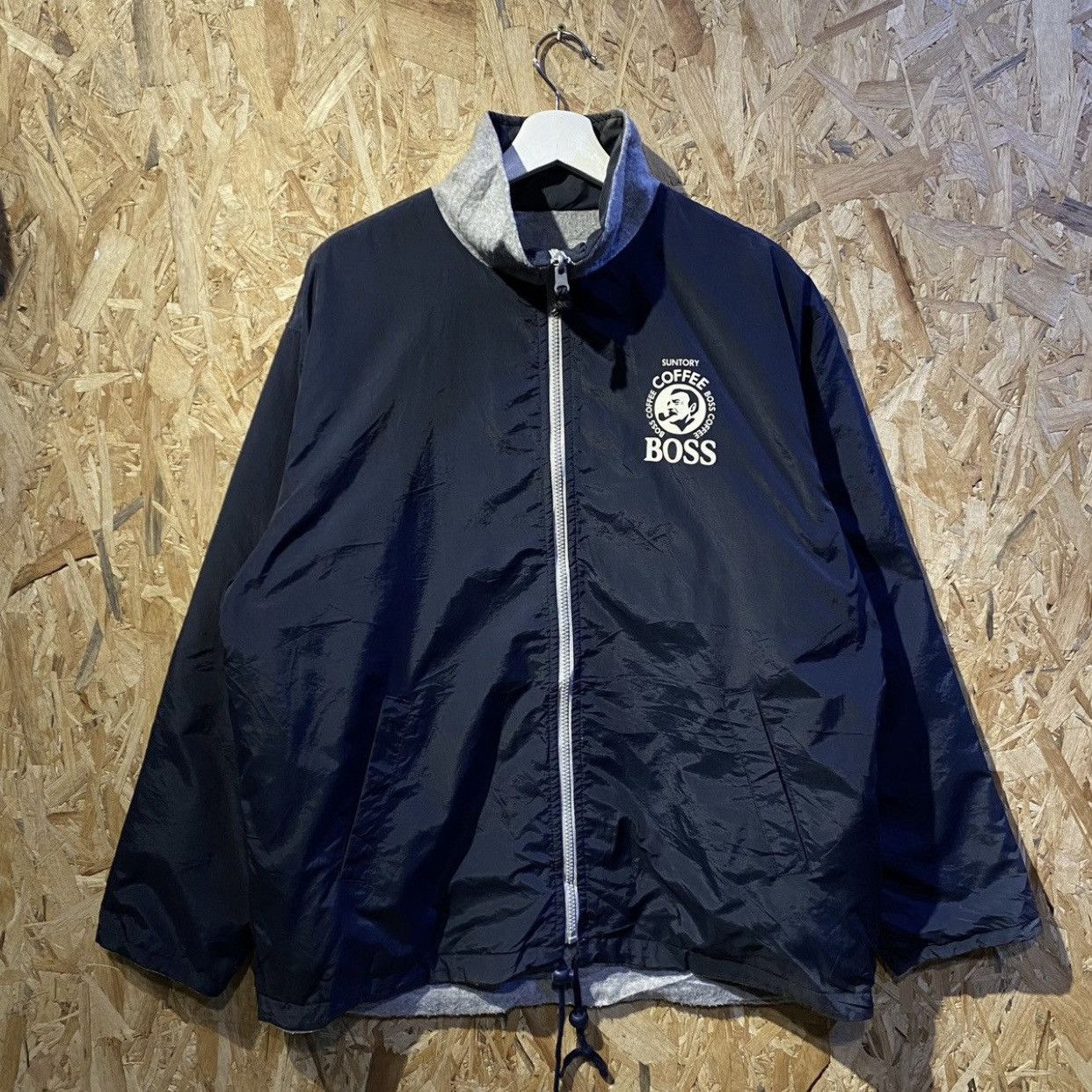 Japanese Brand × Vintage 90s Suntory Boss Coffee reversible jackets Size US L / EU 52-54 / 3 - 1 Thumbnail