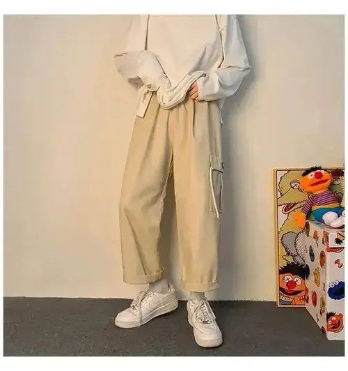 Japanese Brand × Vintage Korean Style Men's Cargo Pants Streetwear Size US 32 / EU 48 - 2 Thumbnail