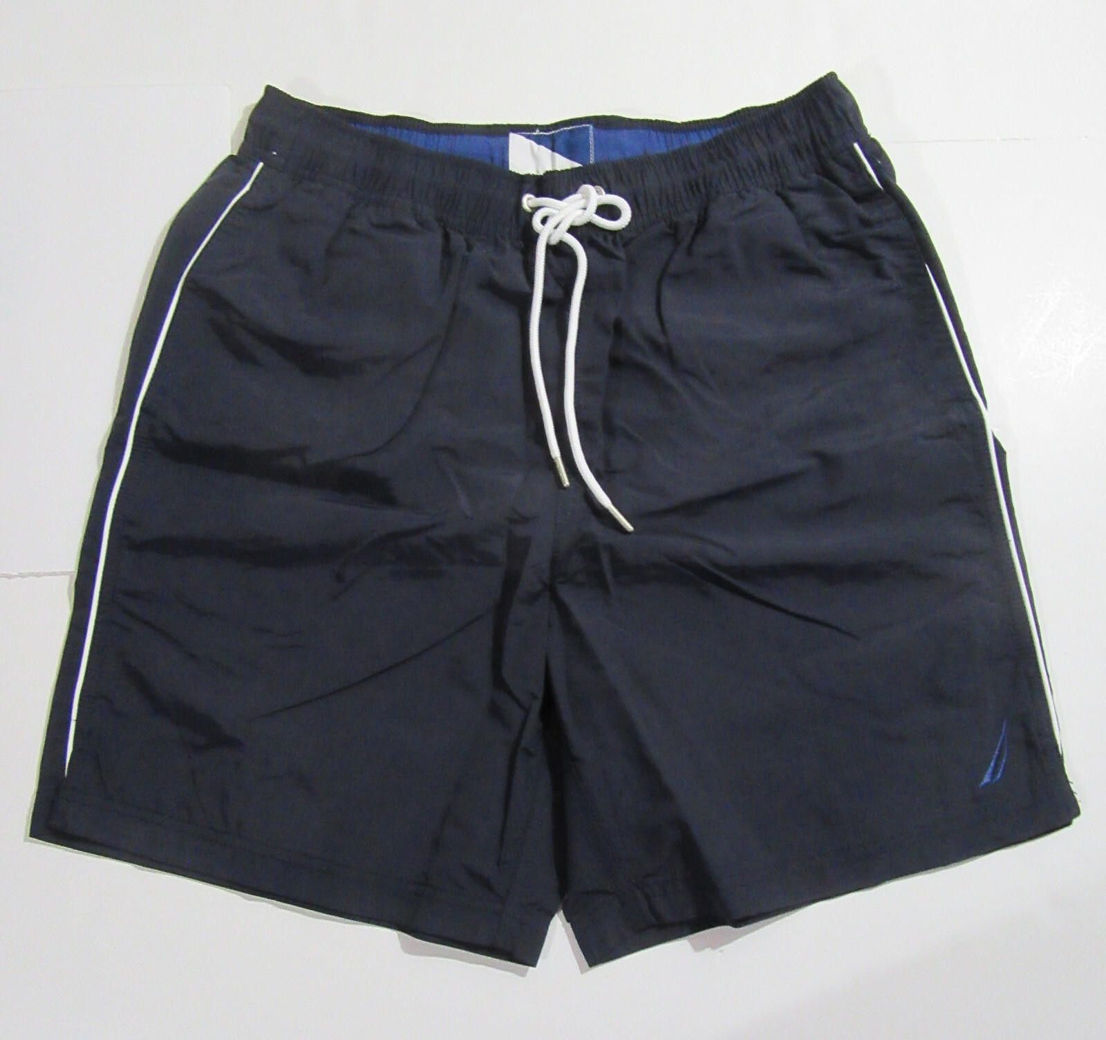 Nautica Nautica Quick Dry Mens Swim Trunks Navy Blue Size Small NWT Size US 30 / EU 46 - 1 Thumbnail