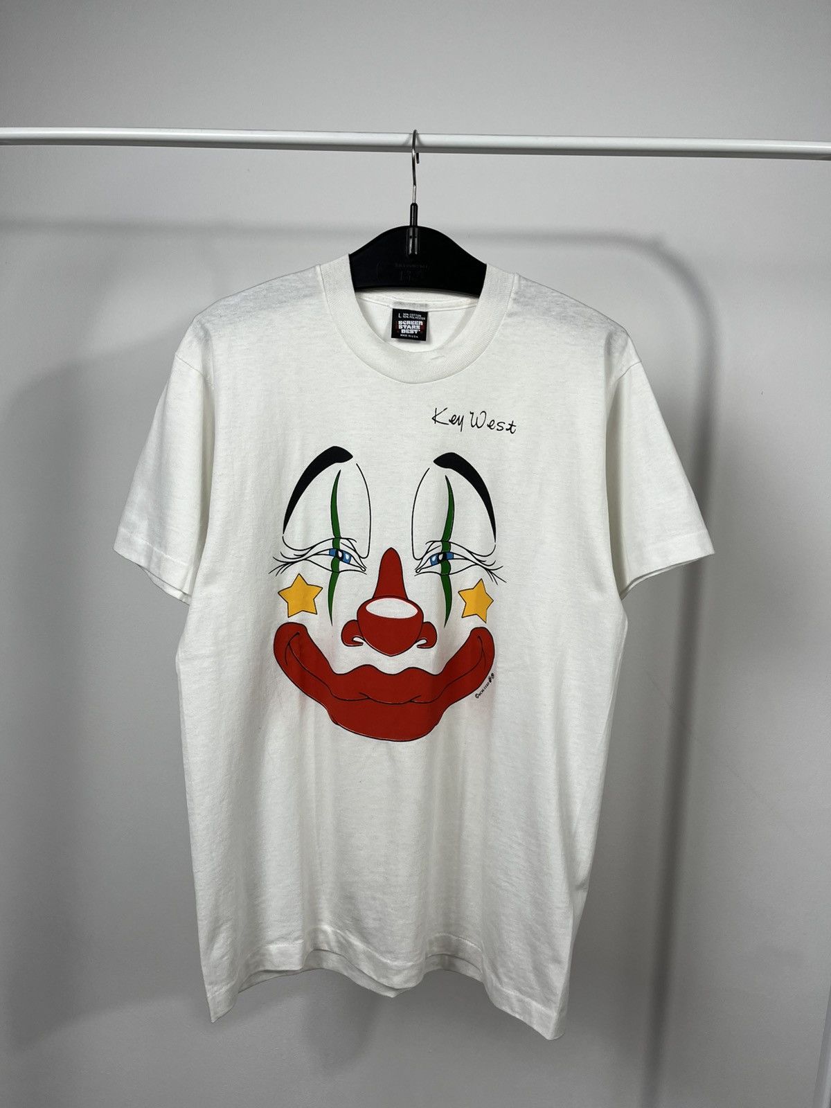Other Vintage Key West Clown T-Shirt Screen Stars Single Stitch Size US L / EU 52-54 / 3 - 2 Thumbnail