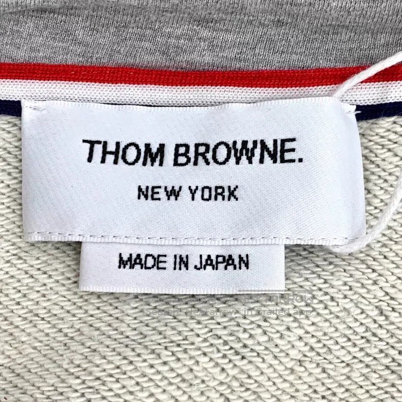 Thom Browne Thom Browne Grey Drawstring Long Sleeve Zip-Up Hoodie Size US XXL / EU 58 / 5 - 6 Thumbnail