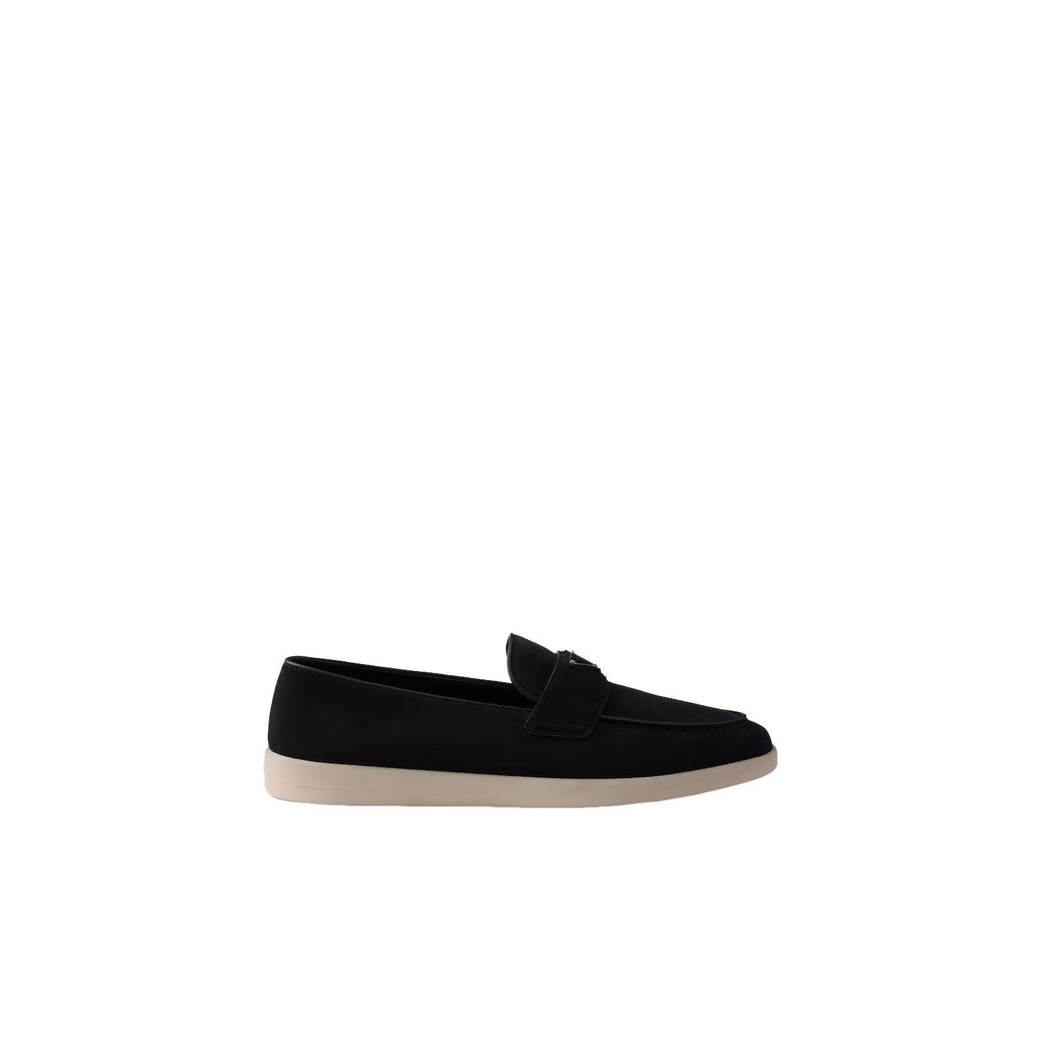 Prada PRADA $995 Black Suede Loafers New And Authentic (Men's size Size US 7 / EU 40 - 2 Thumbnail