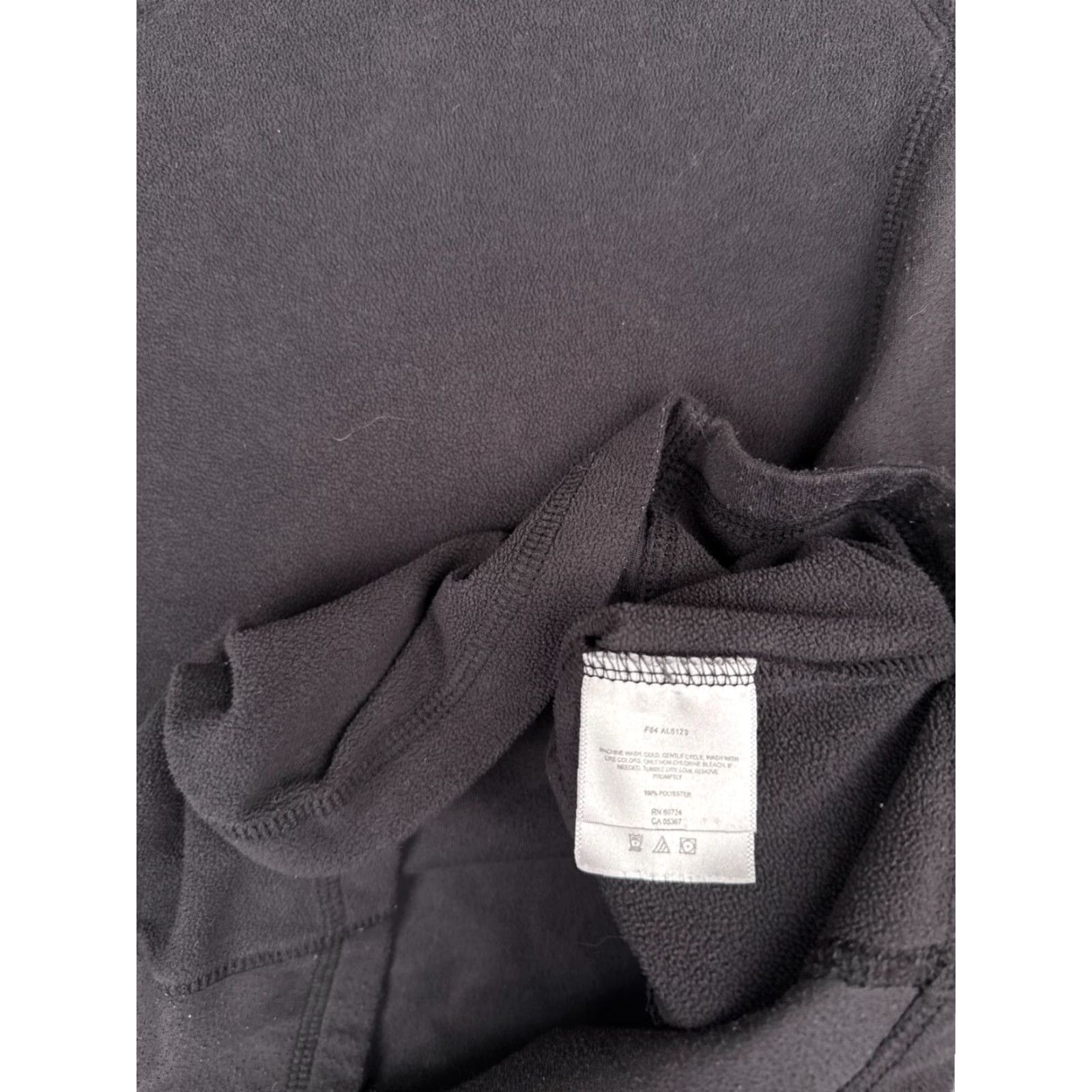 Vintage Columbia Sweatshirt Women Medium Black 1/4 Zip Pullover 100% Polyester Fleece Size M / US 6-8 / IT 42-44 - 7 Thumbnail