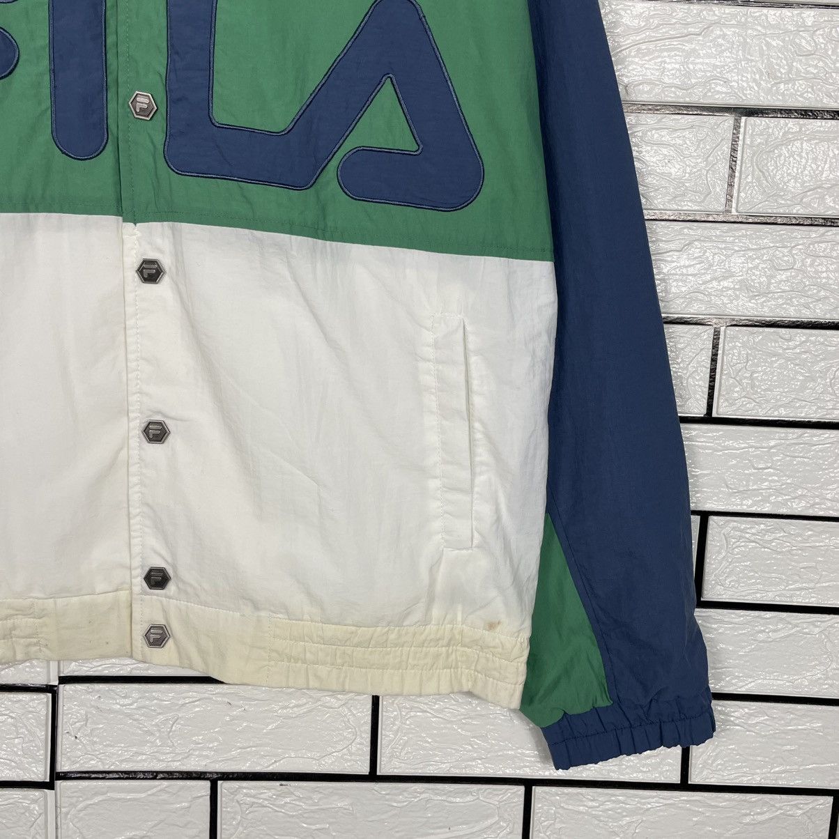 Fila Vtg Fila Big Logo Color Block Jacket Size US L / EU 52-54 / 3 - 4 Thumbnail