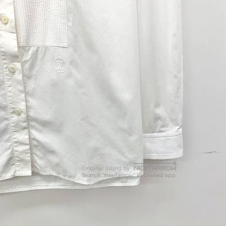Louis Vuitton Louis Vuitton White logo embroidered cotton single-breaste Size US XS / EU 42 / 0 - 4 Thumbnail