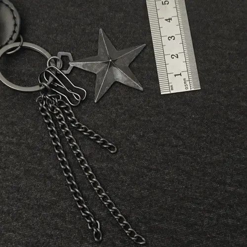 Jewelry Fukiishi x Mie Cowhide Iron Cross Bilayer Stars Tassels Size ONE SIZE - 4 Thumbnail