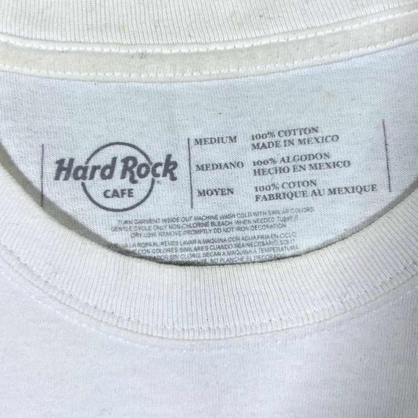 Hard Rock Cafe Hard Rock Cafe Boston Souvenir Logo Graphic White T-Shirt Medium Men Size US M / EU 48-50 / 2 - 4 Thumbnail