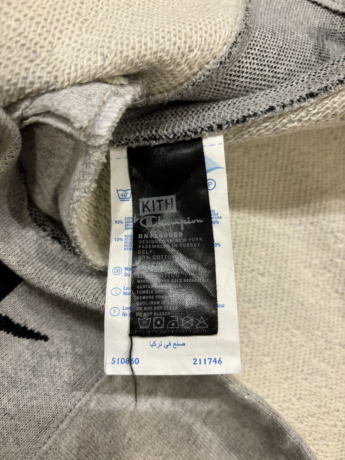 Champion × Kith Kith X Champion Extended Hoodie - Grey Size US S / EU 44-46 / 1 - 4 Thumbnail