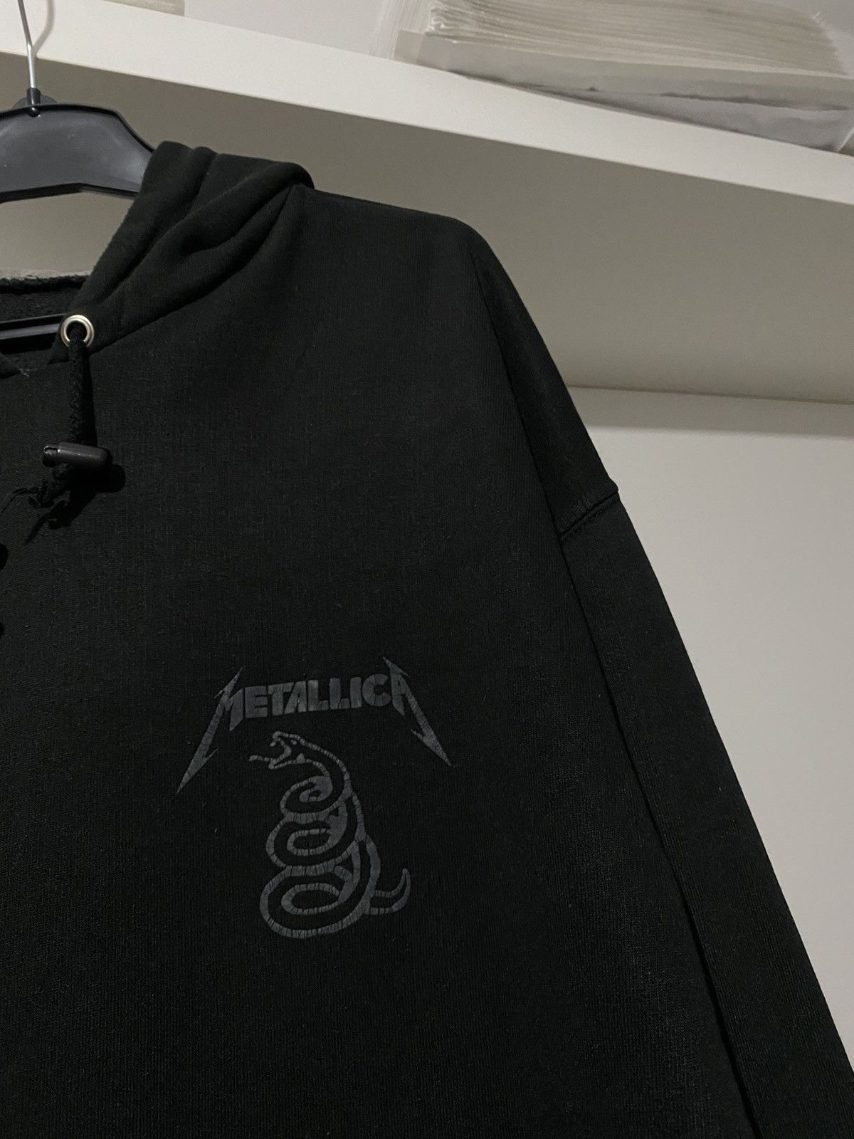 Band Tees × Metallica × Vintage Metallica Snake Hoodie L Boxy Fit vintage metal alternative Size US L / EU 52-54 / 3 - 9 Thumbnail