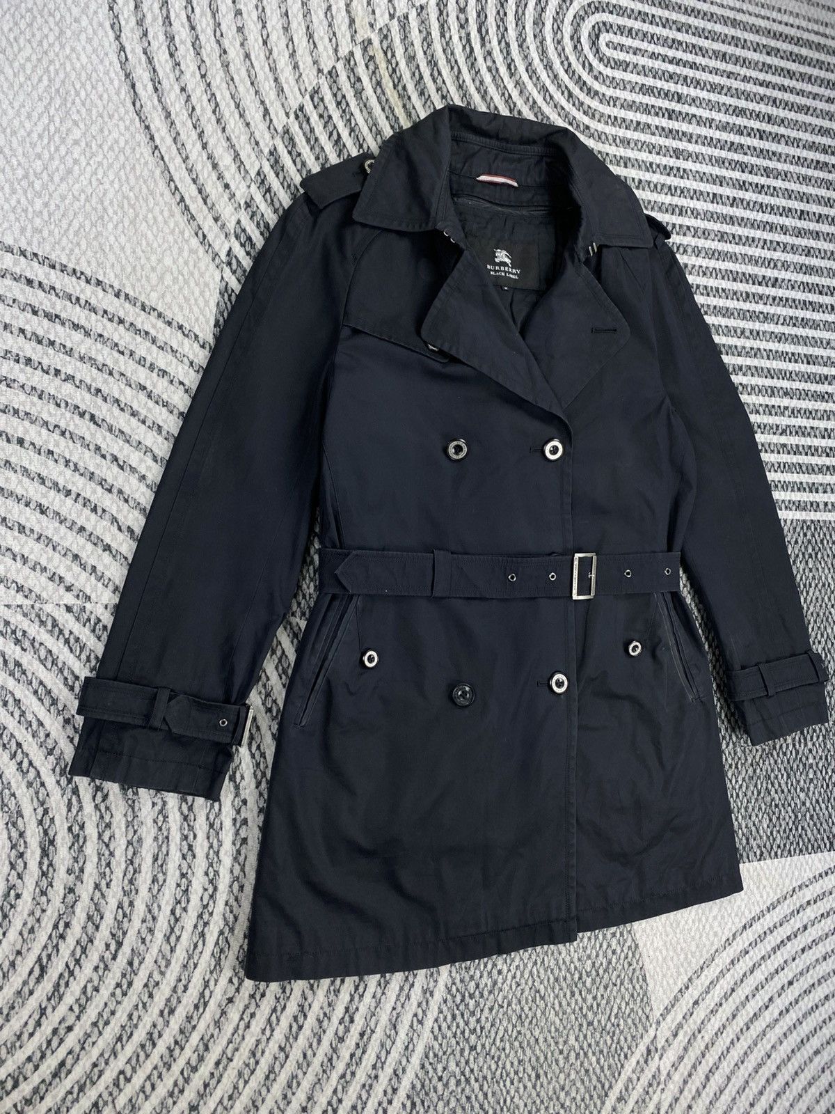 Burberry 🔥Burberry Black Label Trench Coat Belted Jacket Size US M / EU 48-50 / 2 - 3 Thumbnail