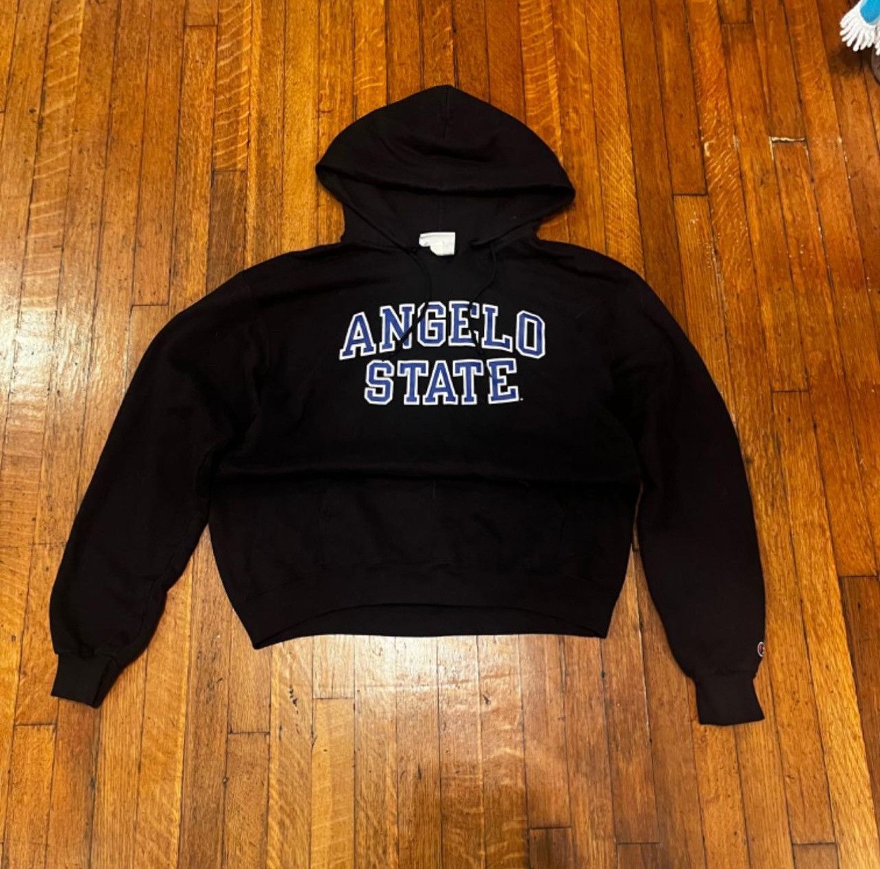 Champion Vintage black and blue worded Angelo state Size US M / EU 48-50 / 2 - 1 Thumbnail