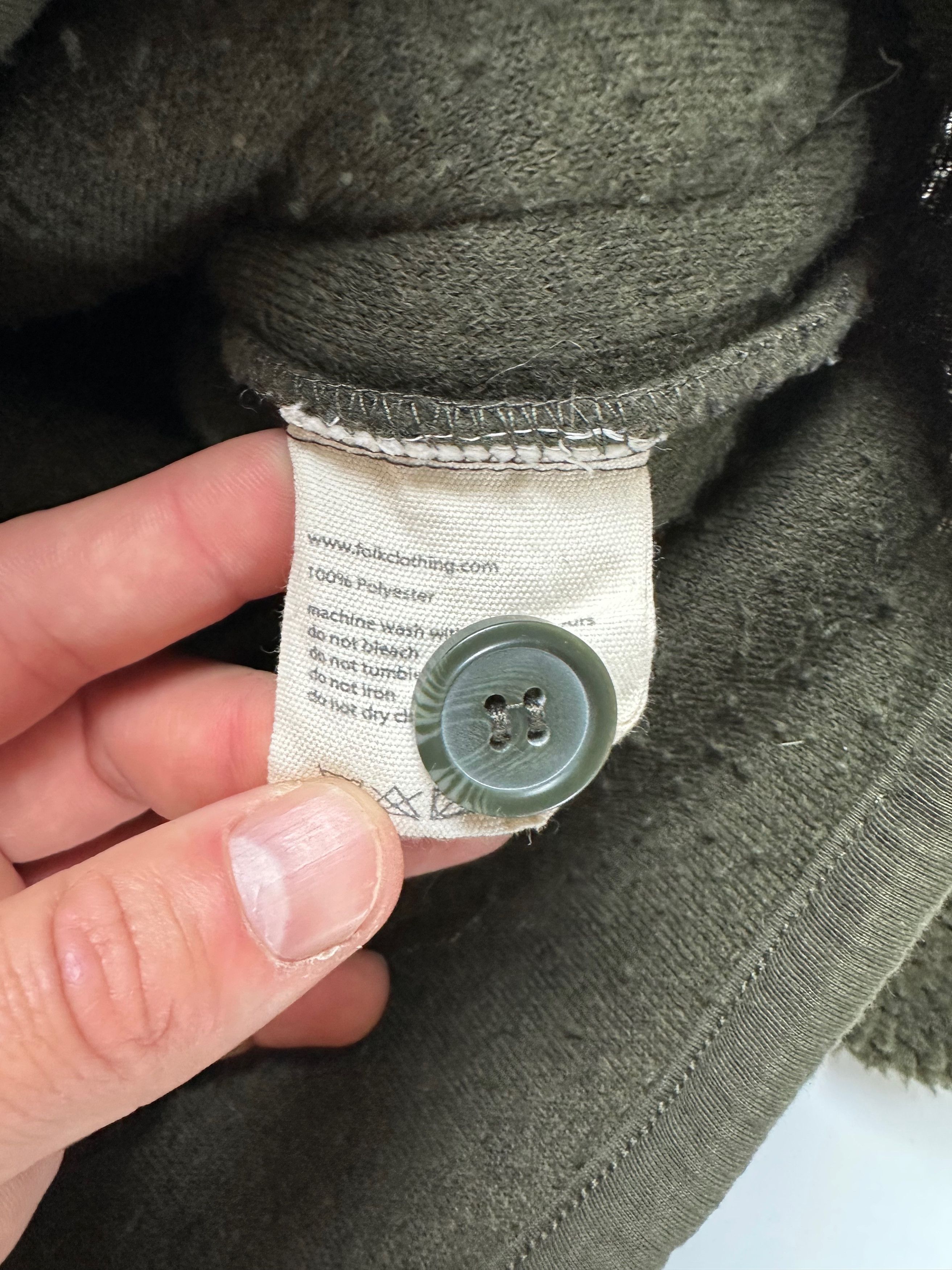 Folk Folk Design Teddy Fleece Sherpa Overshirt Pocket Jacket Size US M / EU 48-50 / 2 - 6 Thumbnail