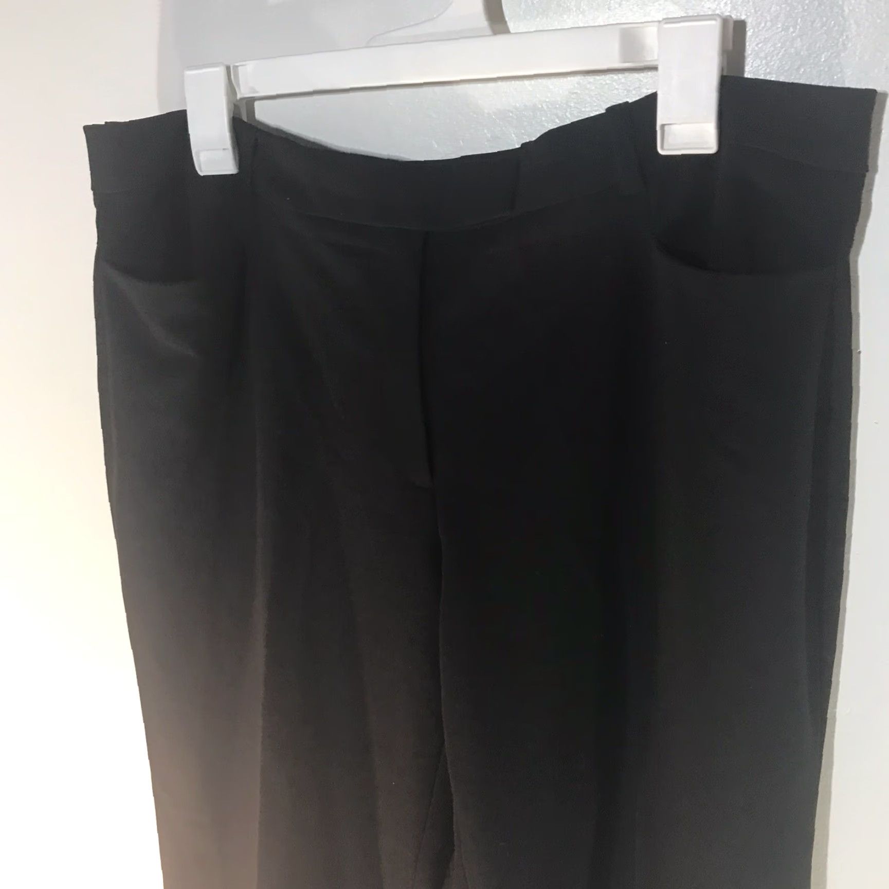 Tommy Hilfiger Tommy Hilfiger Black Wide Leg Dress Pants Women Size 12P Vietnam Size 34" / US 12 / IT 48 - 2 Thumbnail