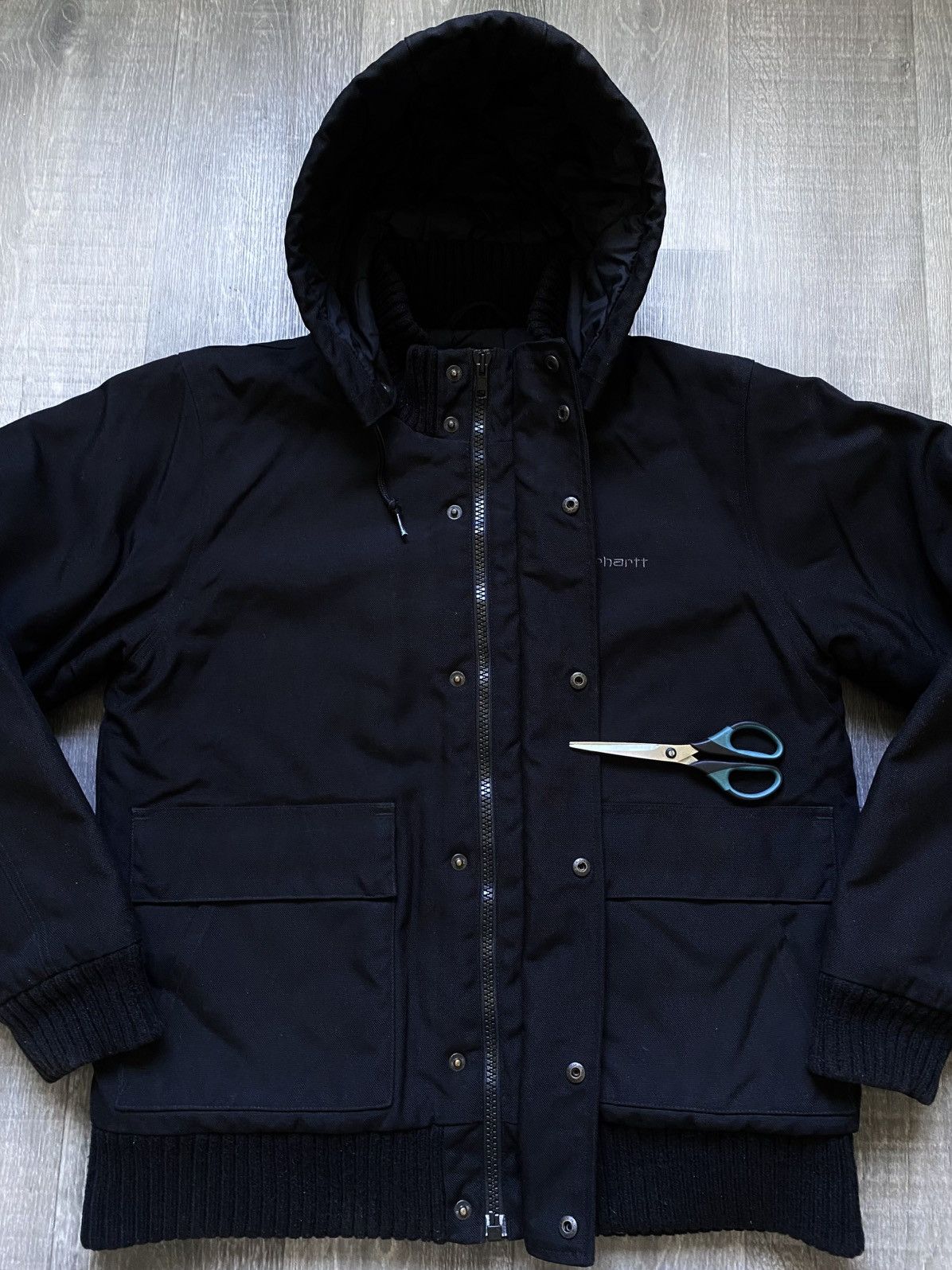 Carhartt Carhartt Vintage Black Cordura Nylon Ranger Hood Jacket WIP Size US M / EU 48-50 / 2 - 10 Thumbnail