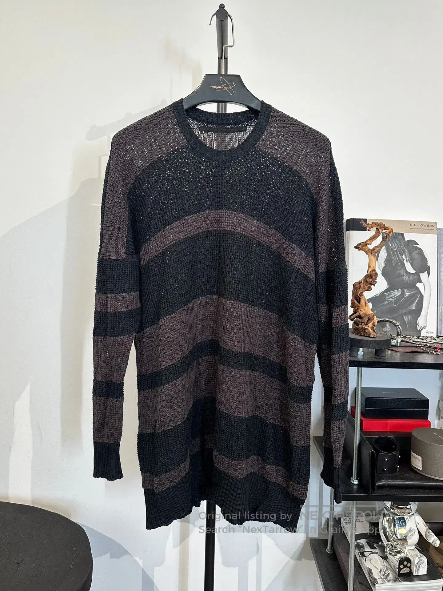 Julius Julius_7 Knit Striped Pullover Sweater. Size US S / EU 44-46 / 1 - 1 Thumbnail