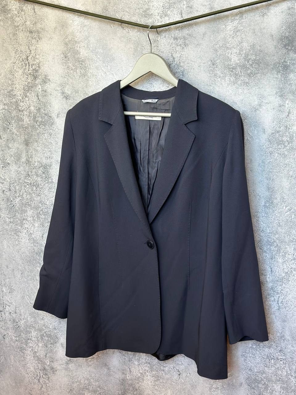 Marina Rinaldi Marina Rinaldi Giacca + Gonna Stretch Jersey Blazer Jacket Size XL / US 12-14 / IT 48-50 - 1 Thumbnail