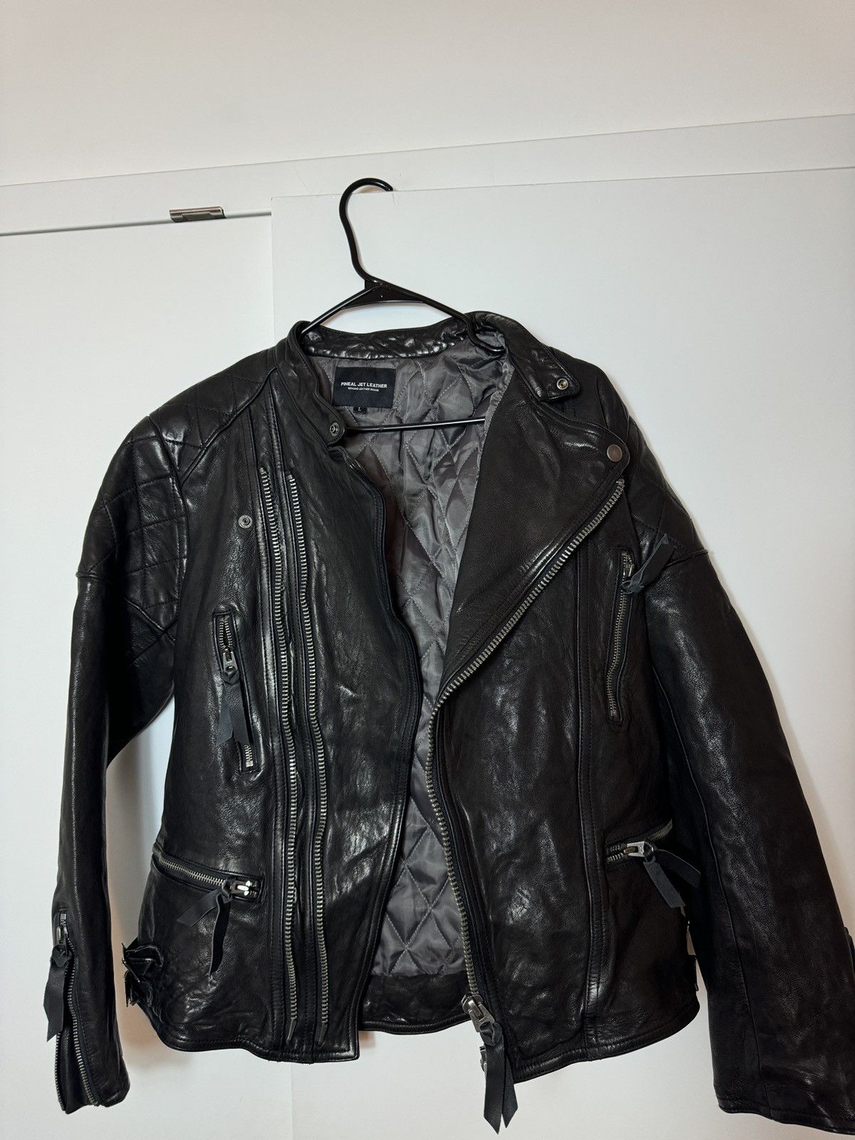 Vintage Leather jacket Size US L / EU 52-54 / 3 - 3 Thumbnail