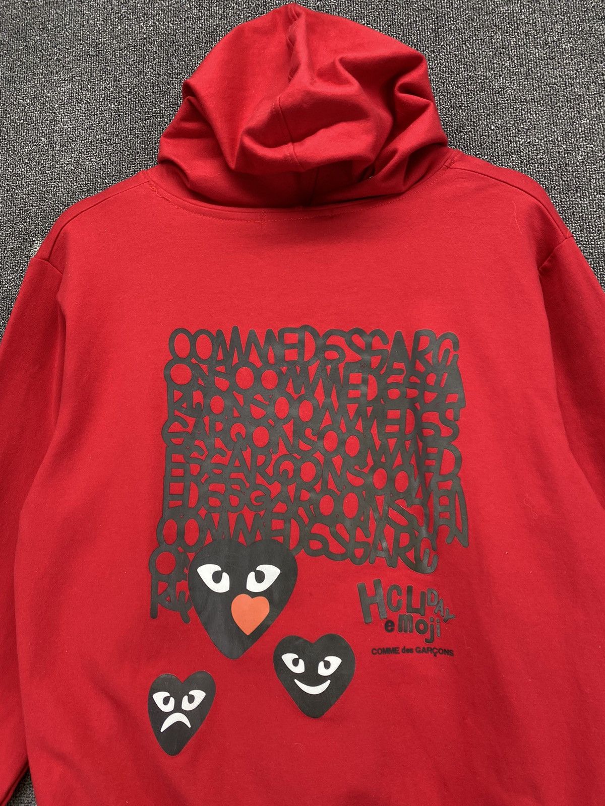 Comme des Garcons Vintage Comme Des Garçons Play Red Hoodie Sweatshirts Size M / US 6-8 / IT 42-44 - 5 Thumbnail