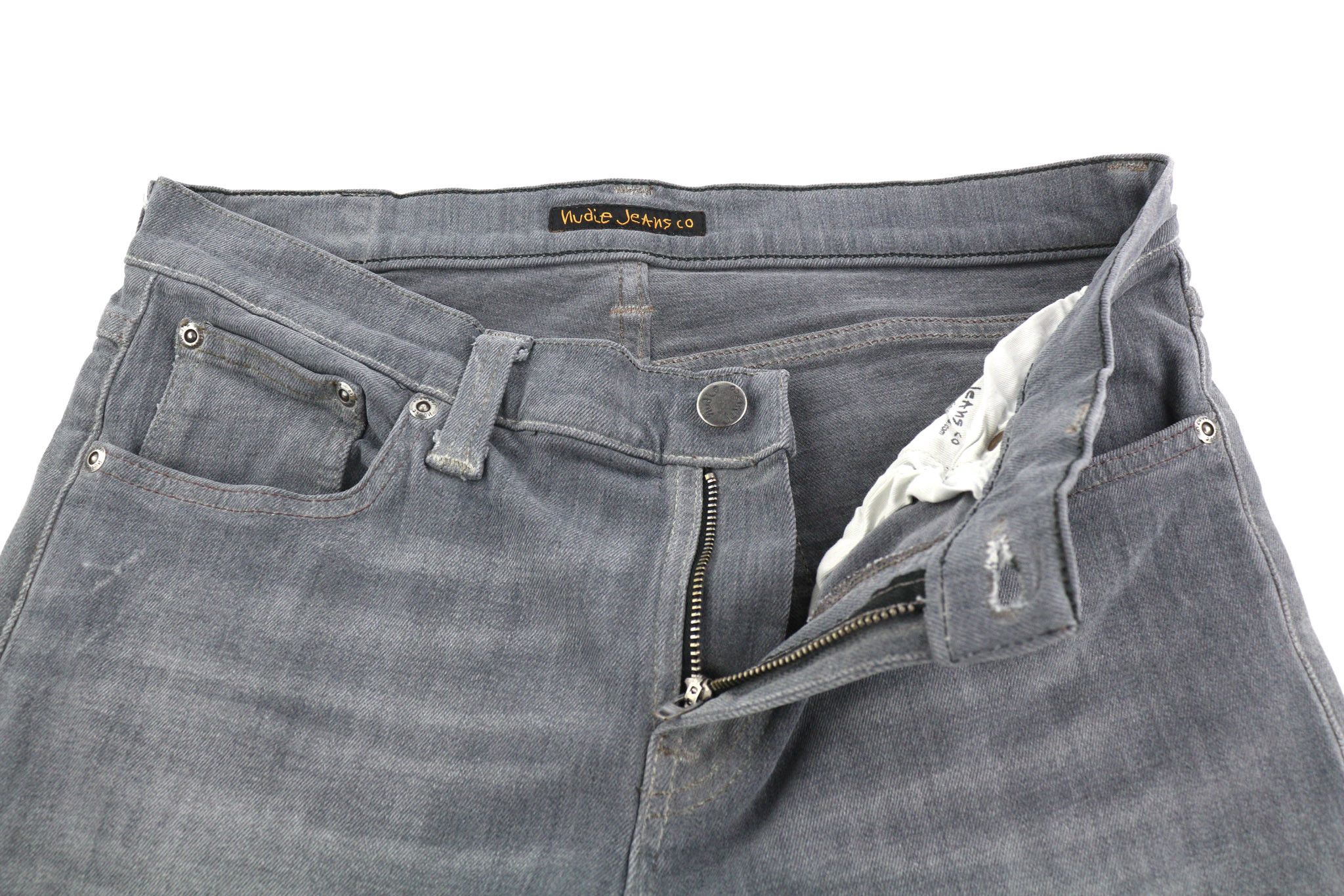 Nudie Jeans TIGHT LONG JOHN W31/L32 Organic Charcoal Leg 82699 Size US 31 - 4 Thumbnail