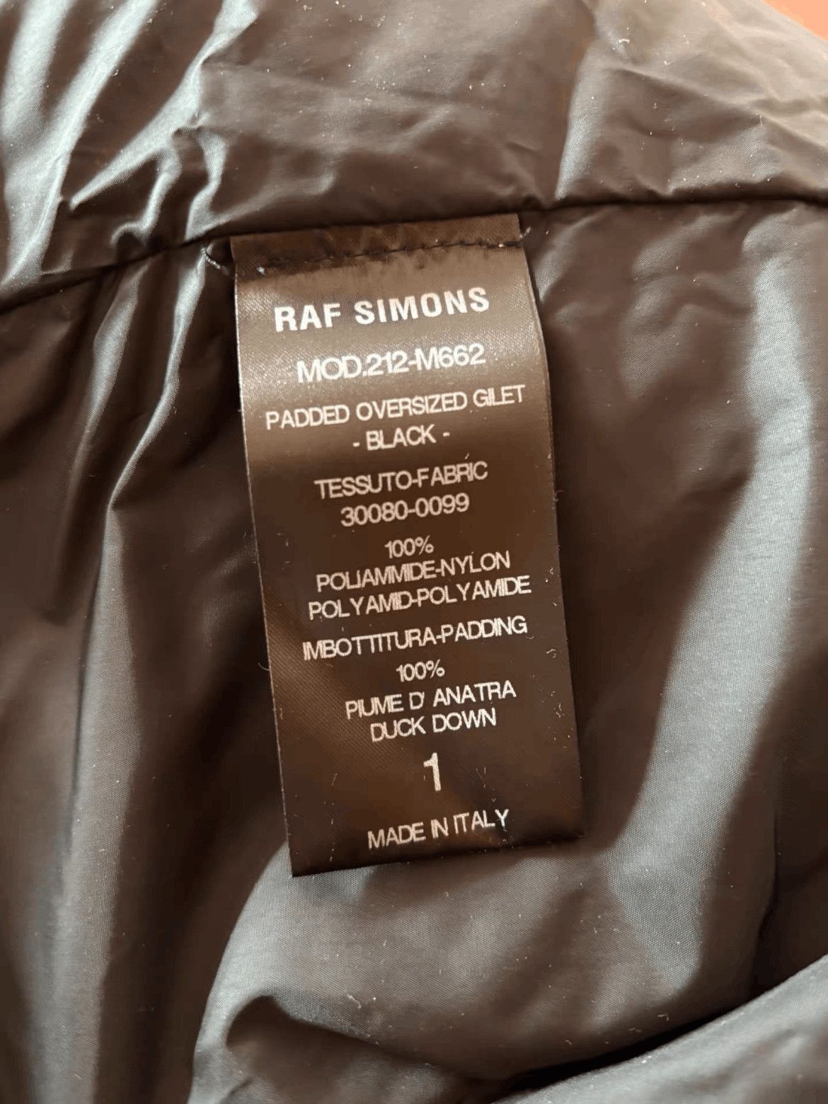 Raf Simons Sz 1 Raf Simons Front Puffer Oversized Vest-2507 Size US S / EU 44-46 / 1 - 2 Thumbnail