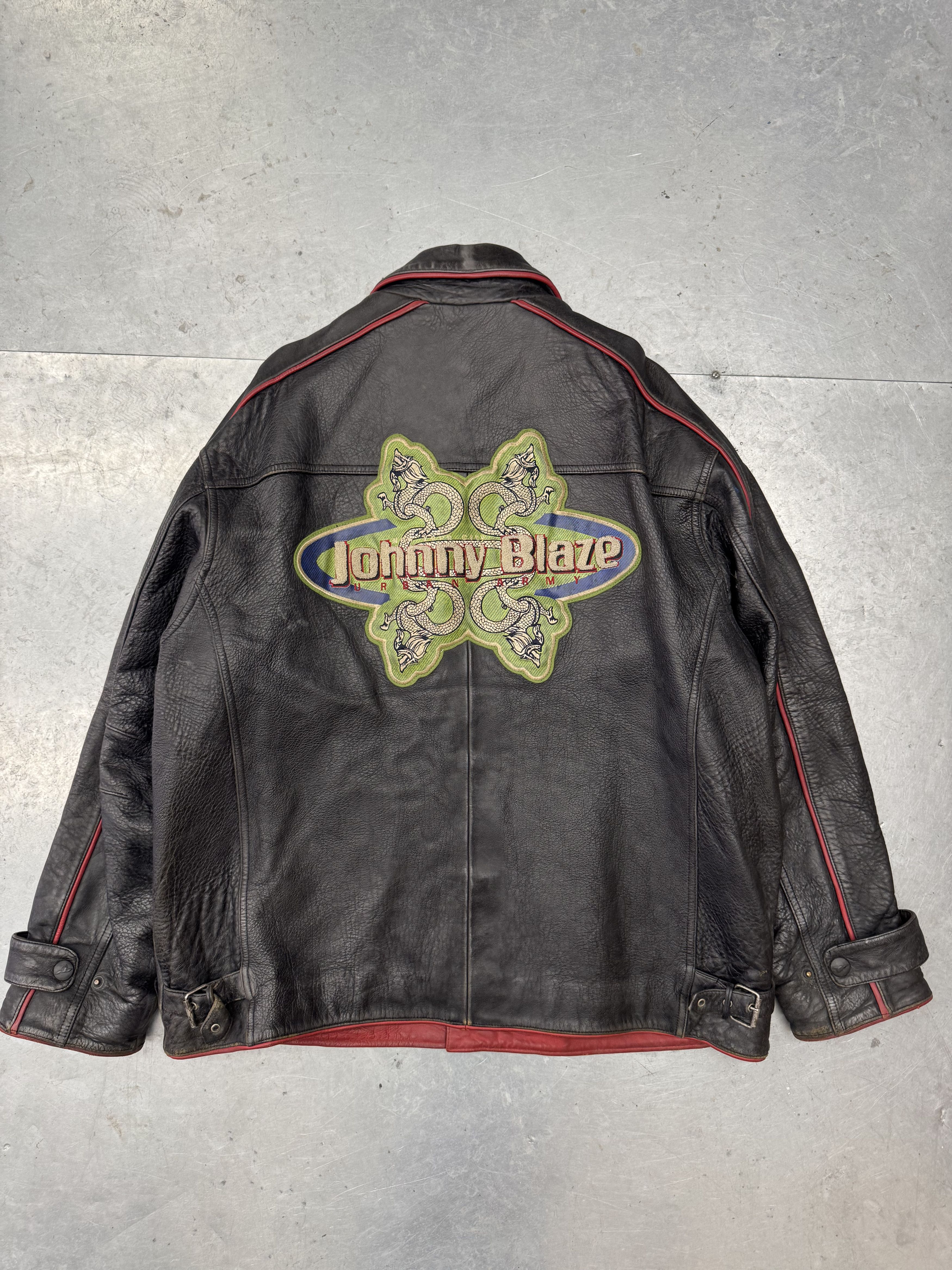 Other Vintage Leather Jacket Size US L / EU 52-54 / 3 - 6 Thumbnail